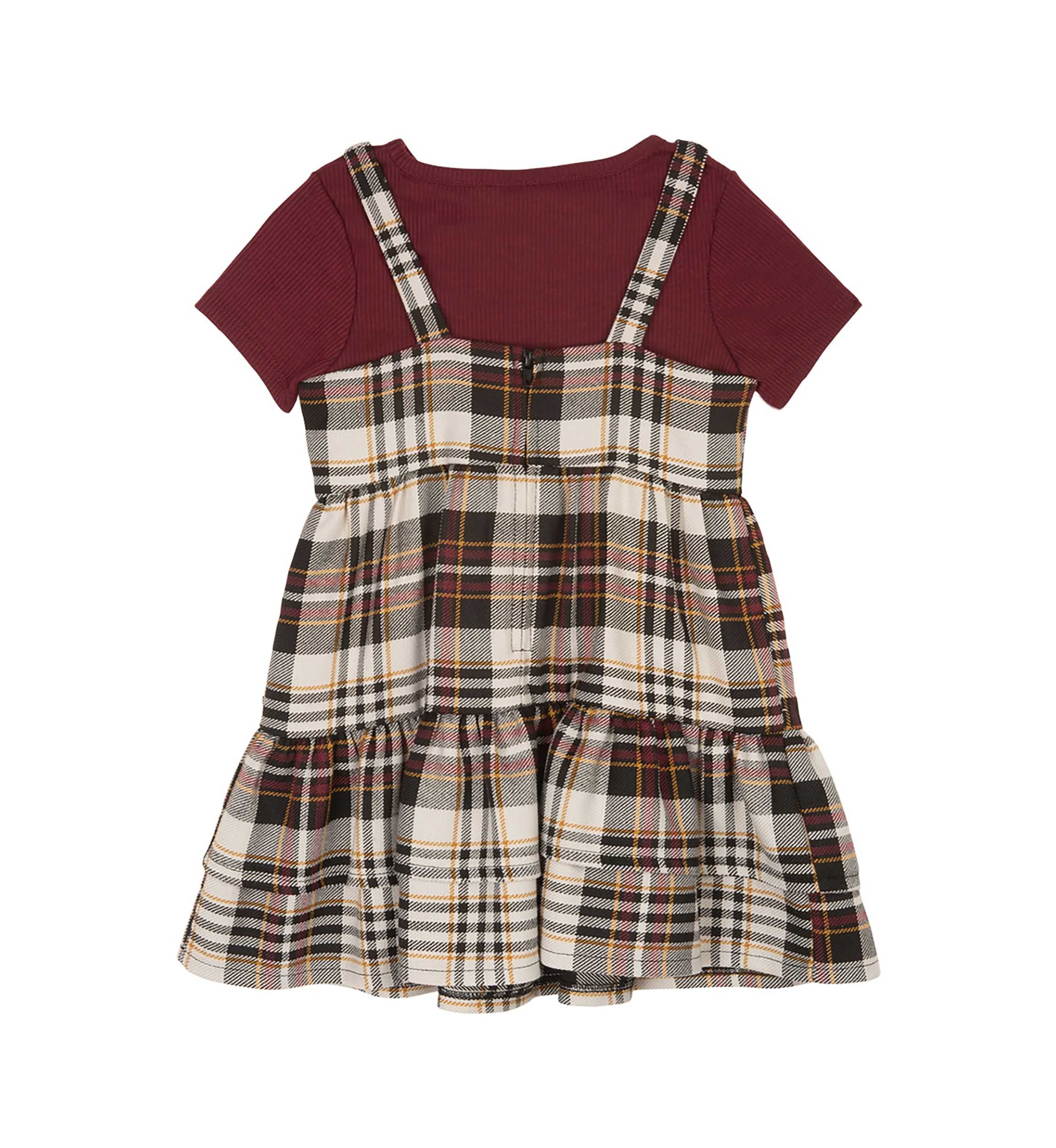 Girls 4-6x Plaid Jumper Dress