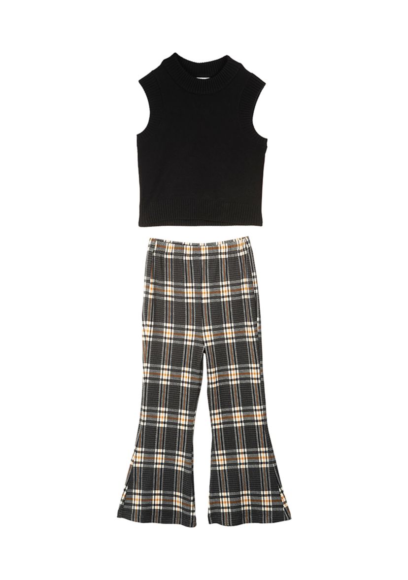 Girls 4-6x Knit Top and Leggings Set