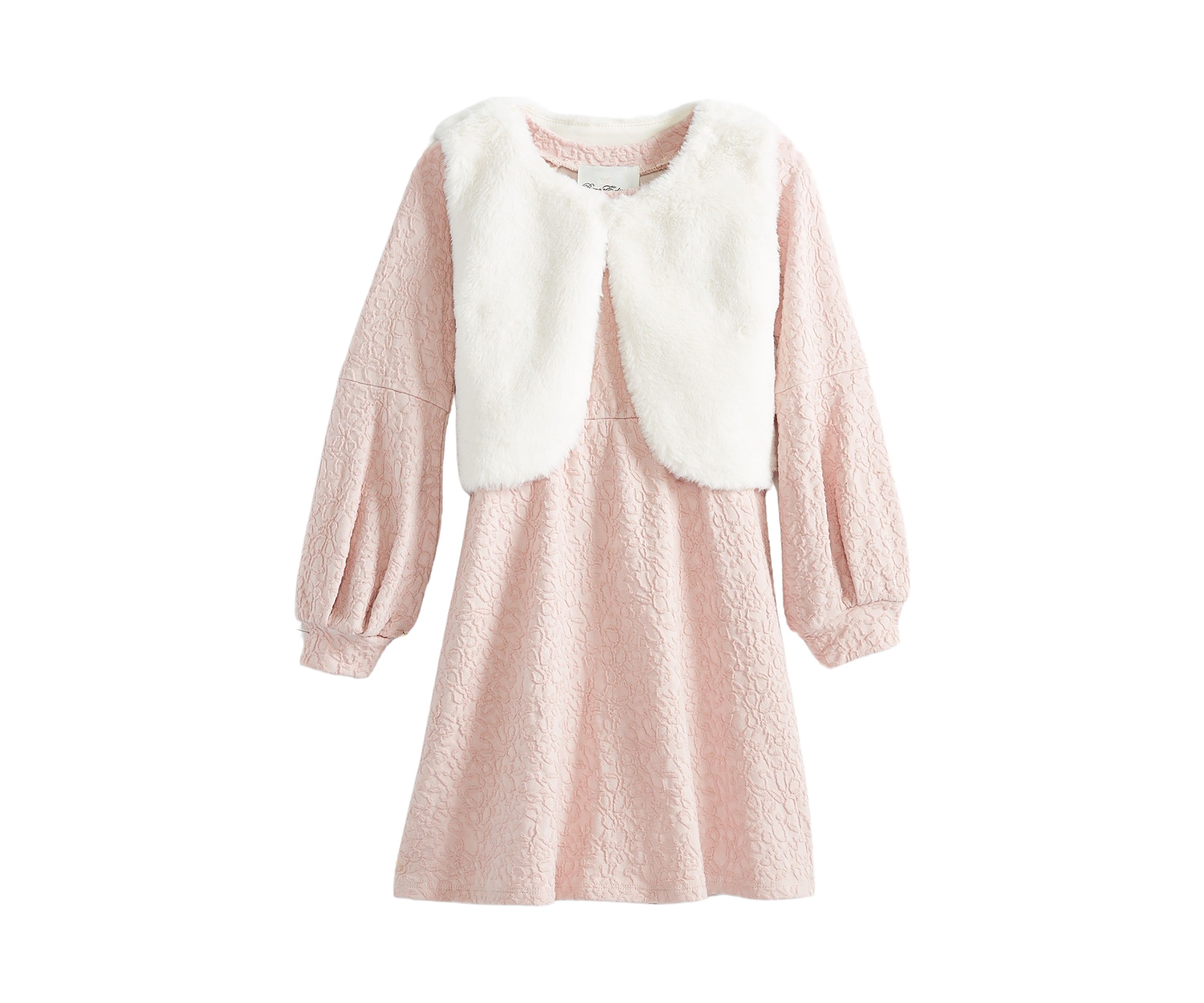 Girls 4-6x Dress and Vest Set 
