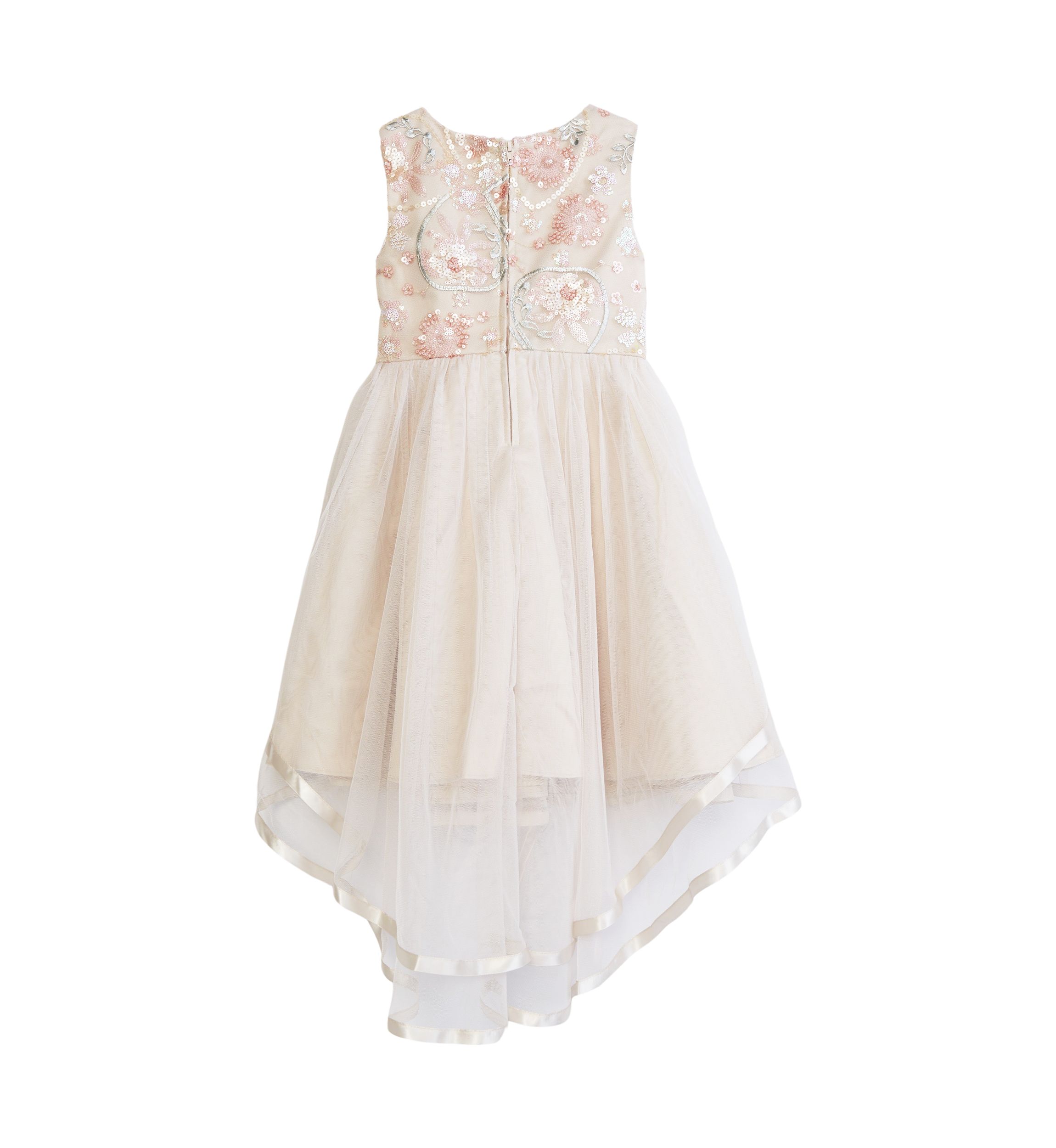 Girls 4-6x Embroidered Embellished Dress