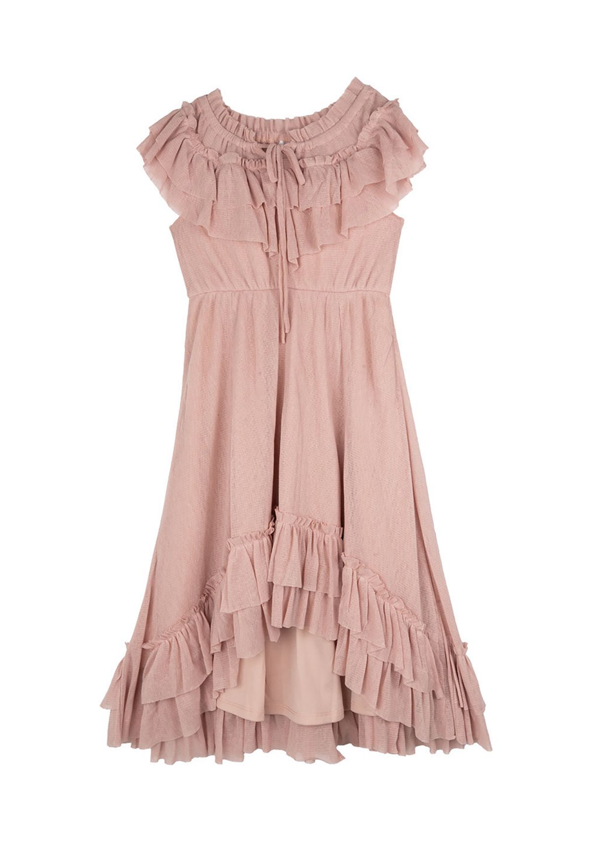 Girls 4-6x Gauze Denim Maxi Jacket Dress