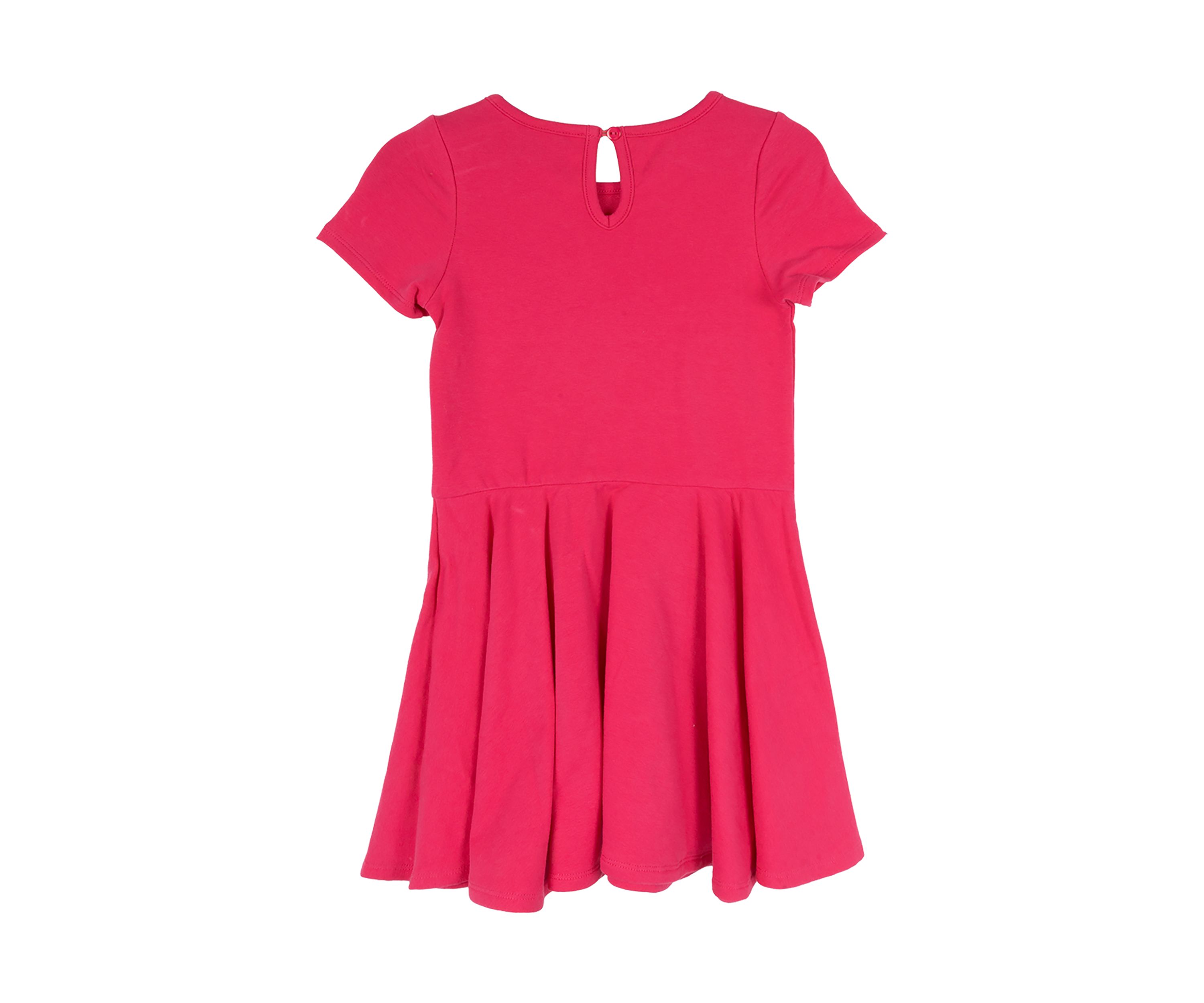 Girls 4-6x French Terry Printed Skater Dress