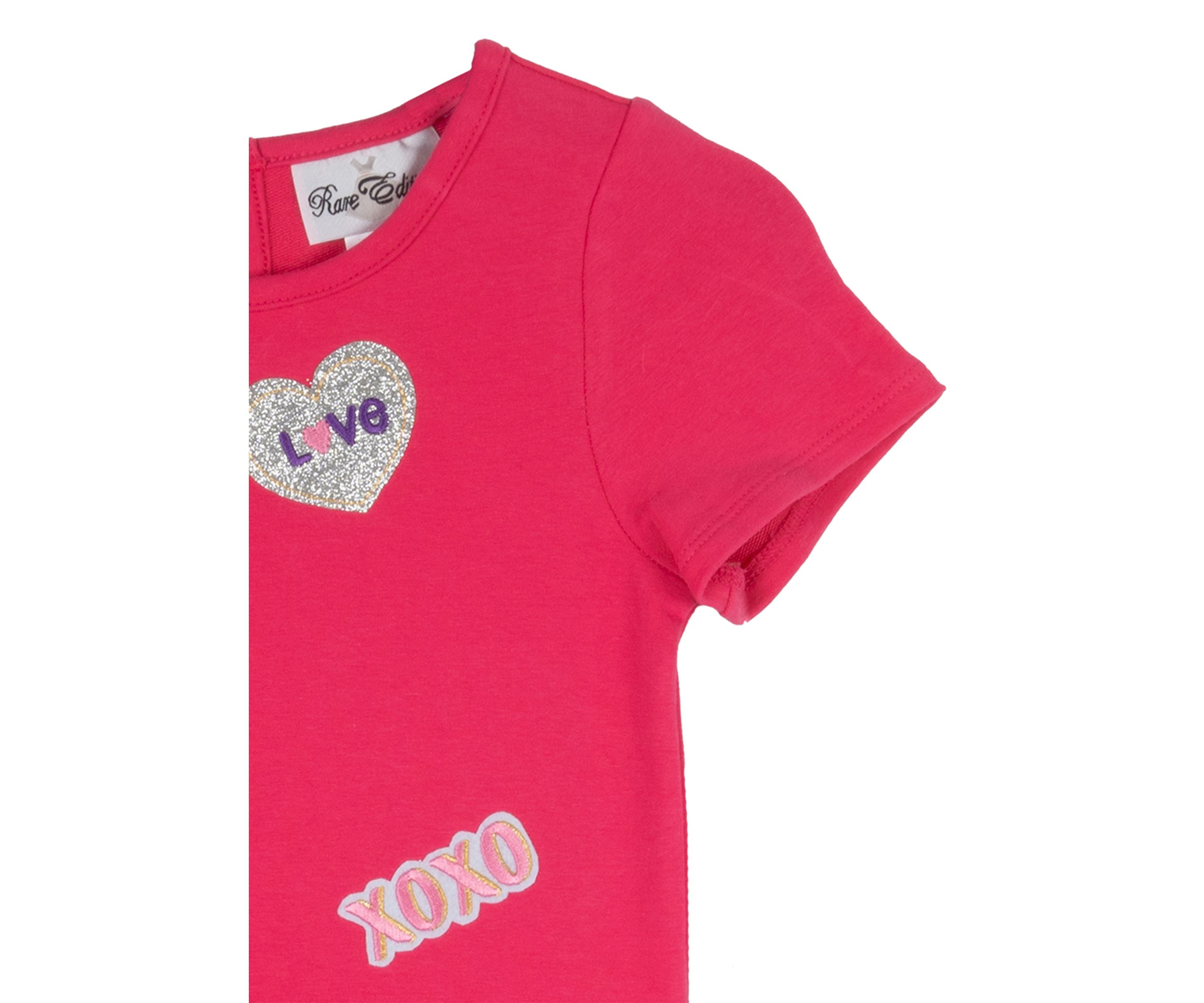 Girls 4-6x French Terry Printed Skater Dress