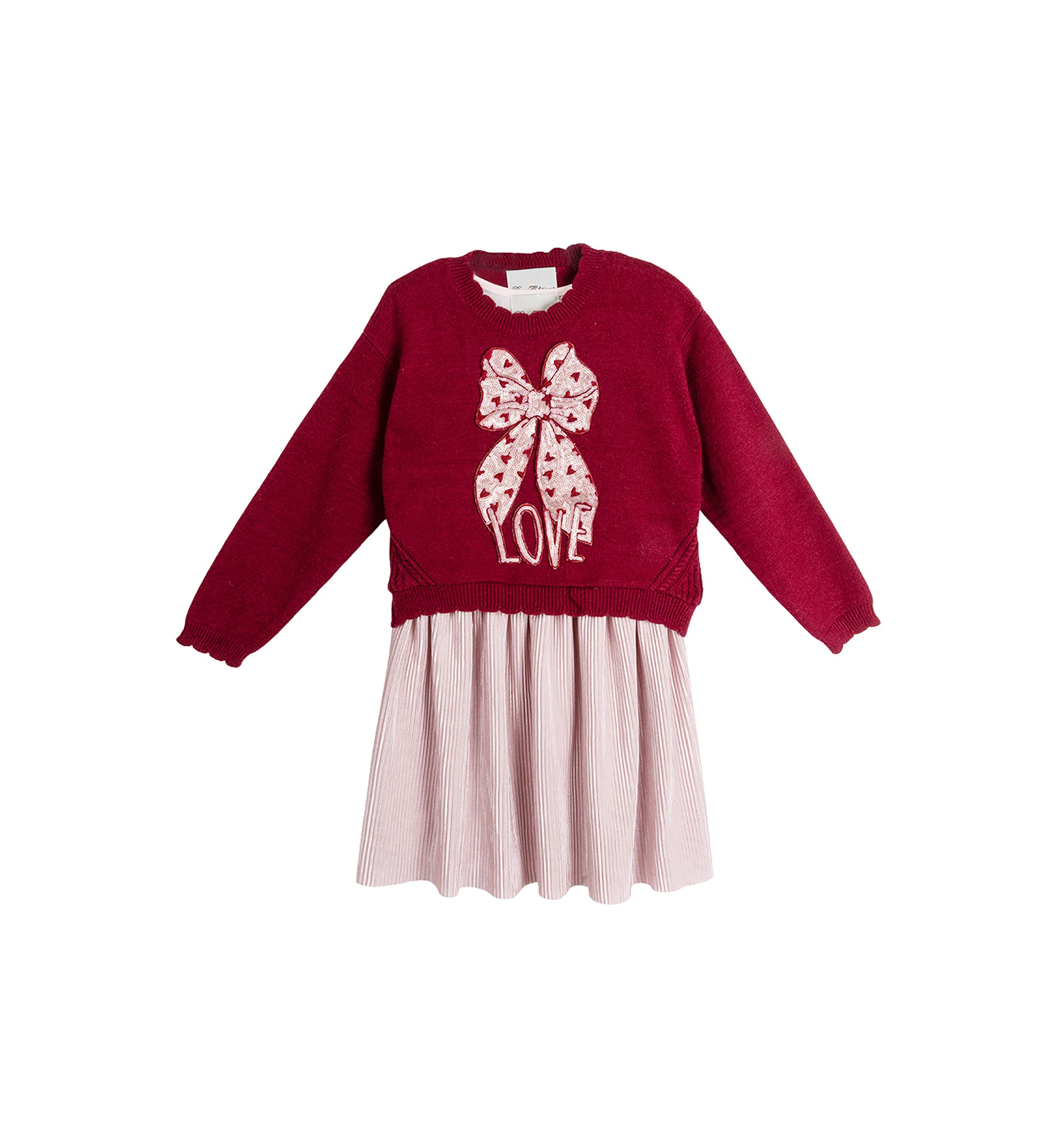 Girls 4-6x Graphic Sweater and Dress Set