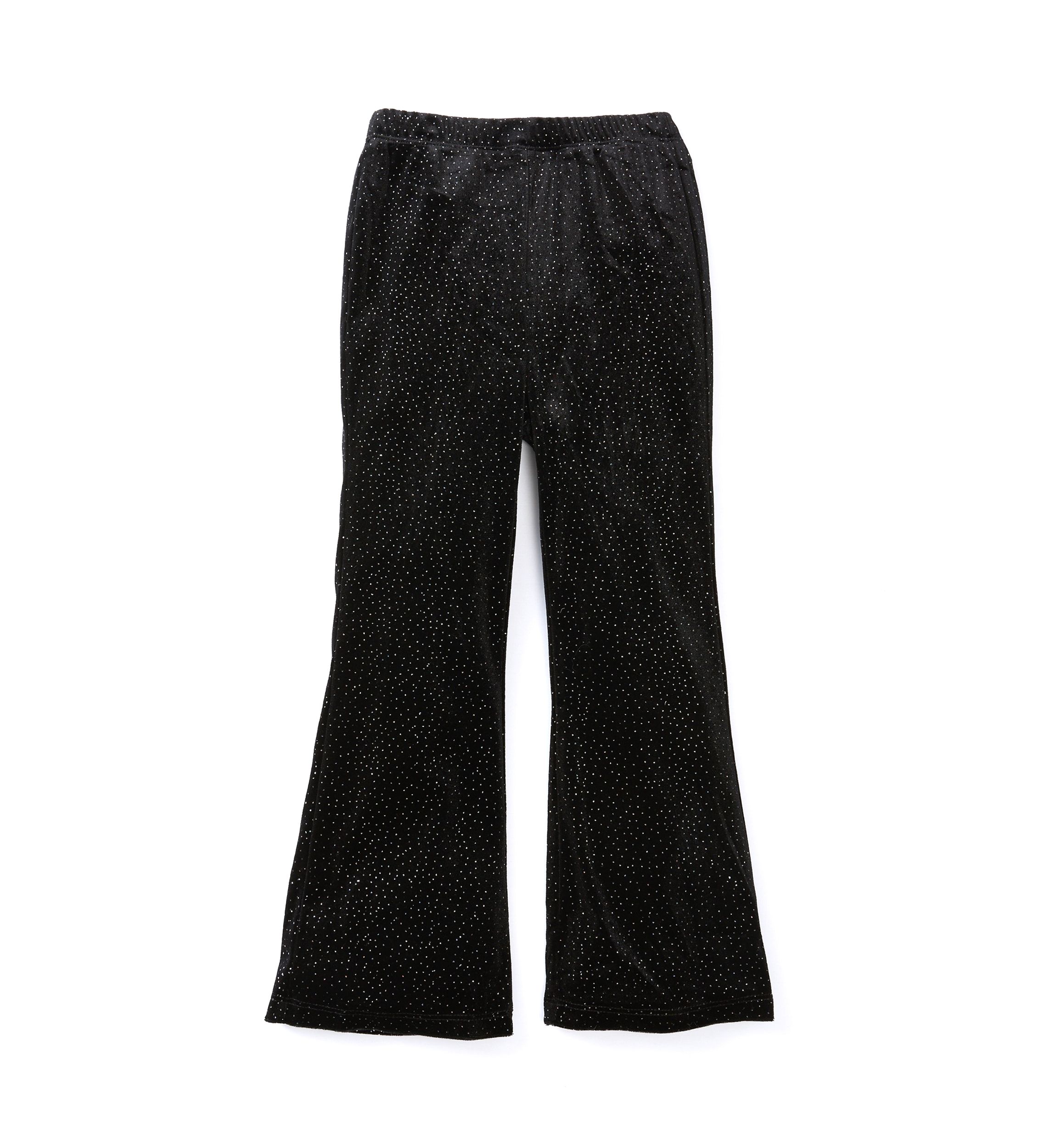 Girls 4-6x Fuzzy Sweater with Velour Bow and Leggings Set