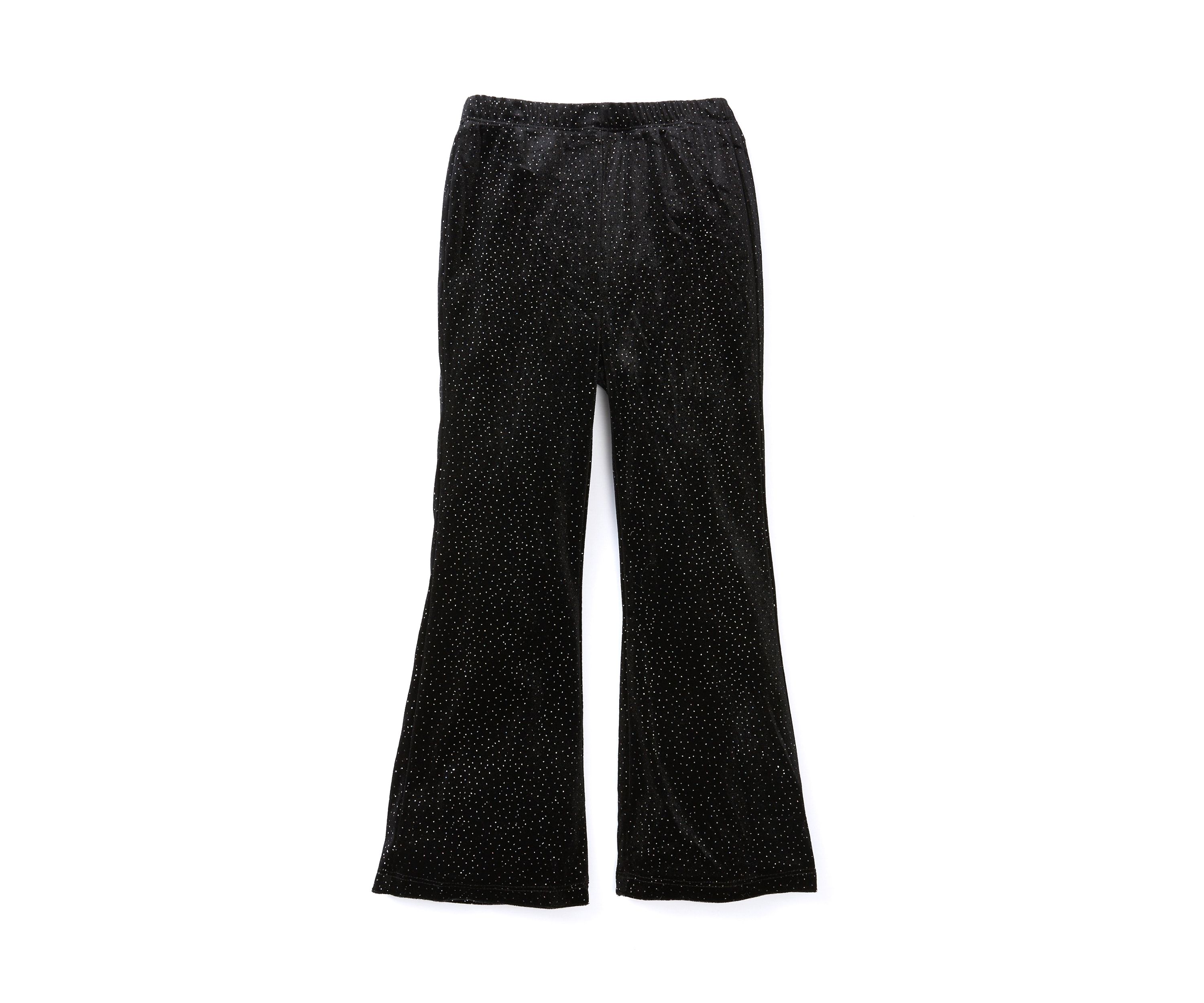 Girls 4-6x Fuzzy Sweater with Velour Bow and Leggings Set