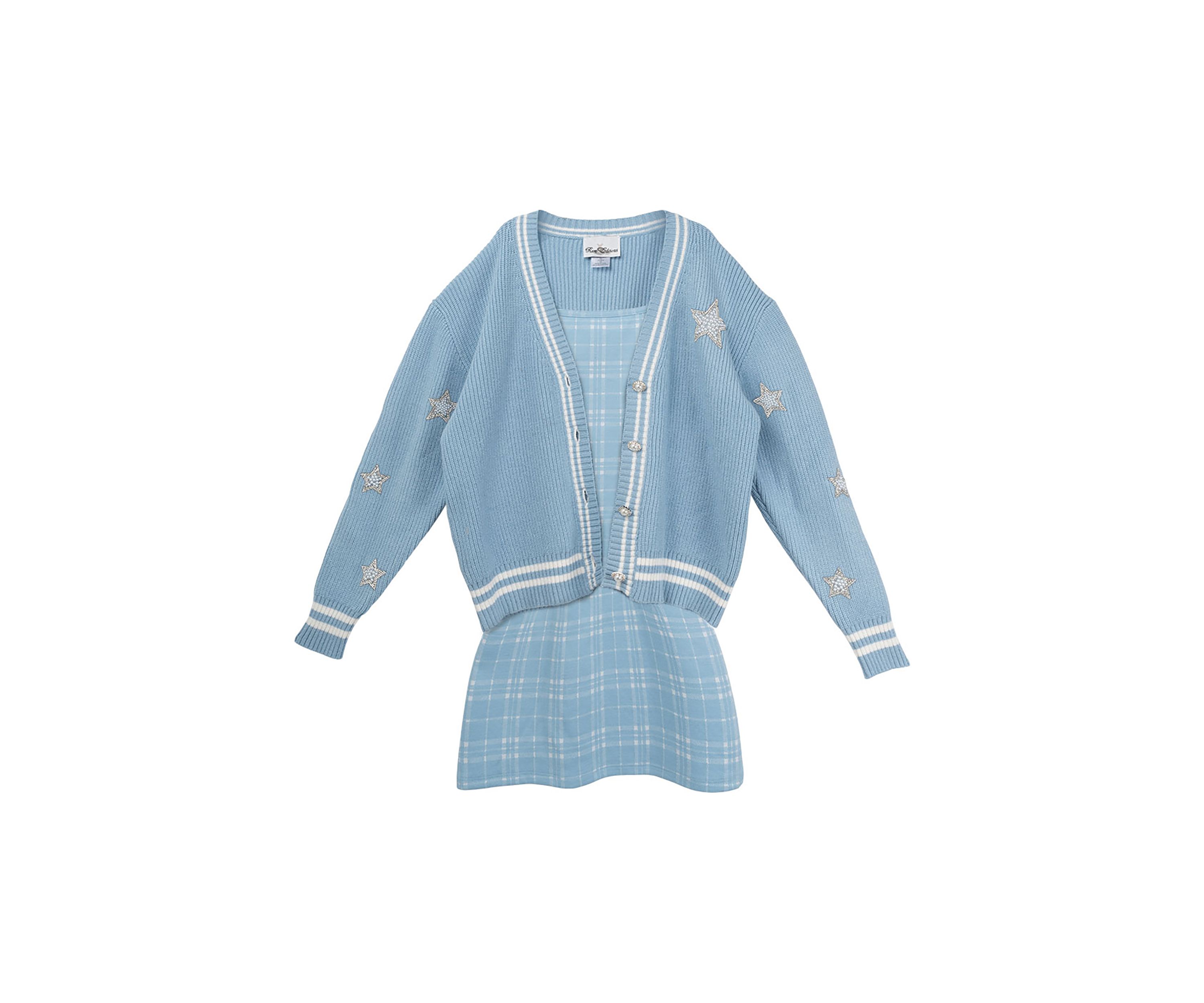 Girls 4-6x Cardigan Dress Set