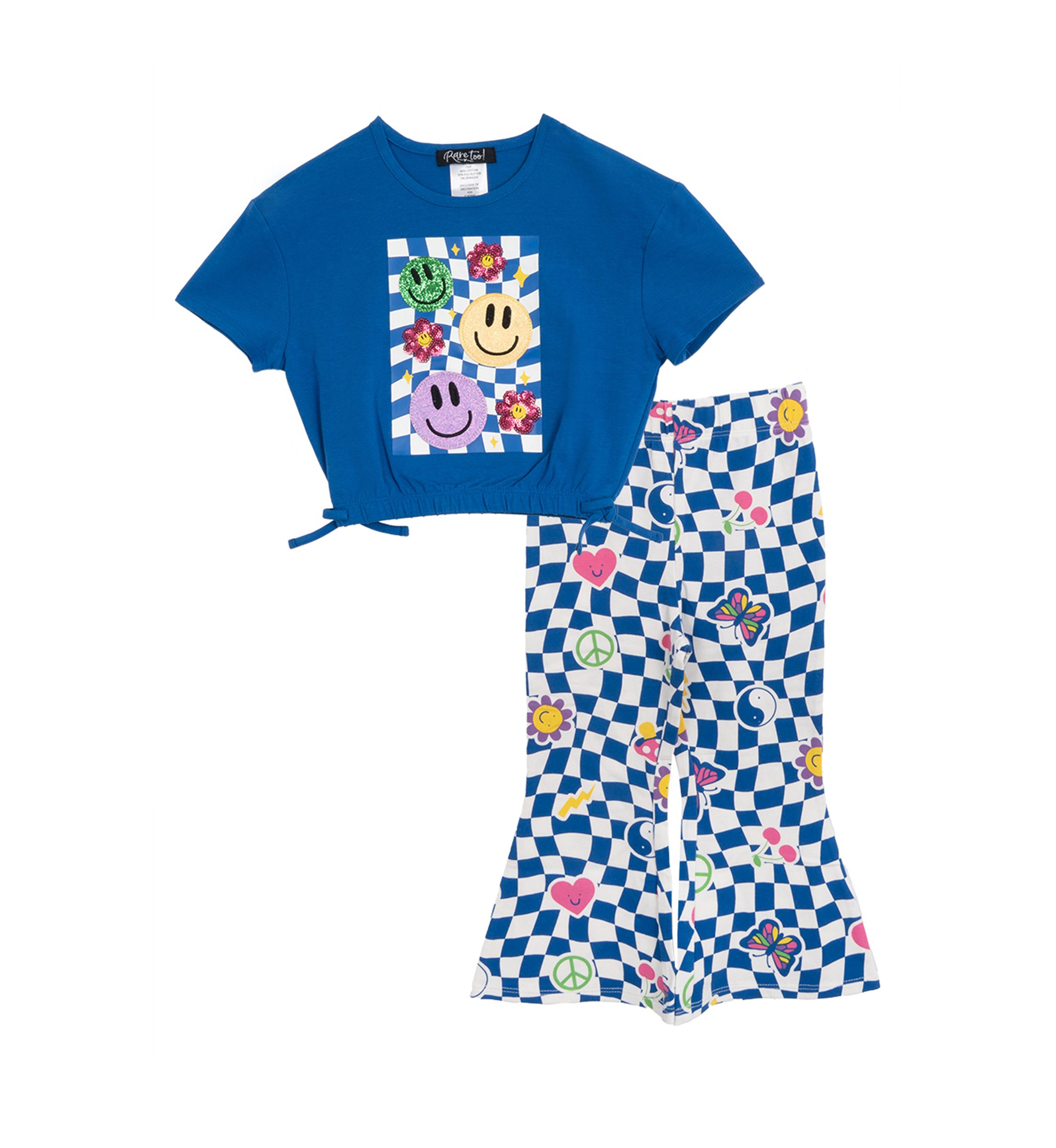 Girls 4-6x Groovy Smiley Faces Set