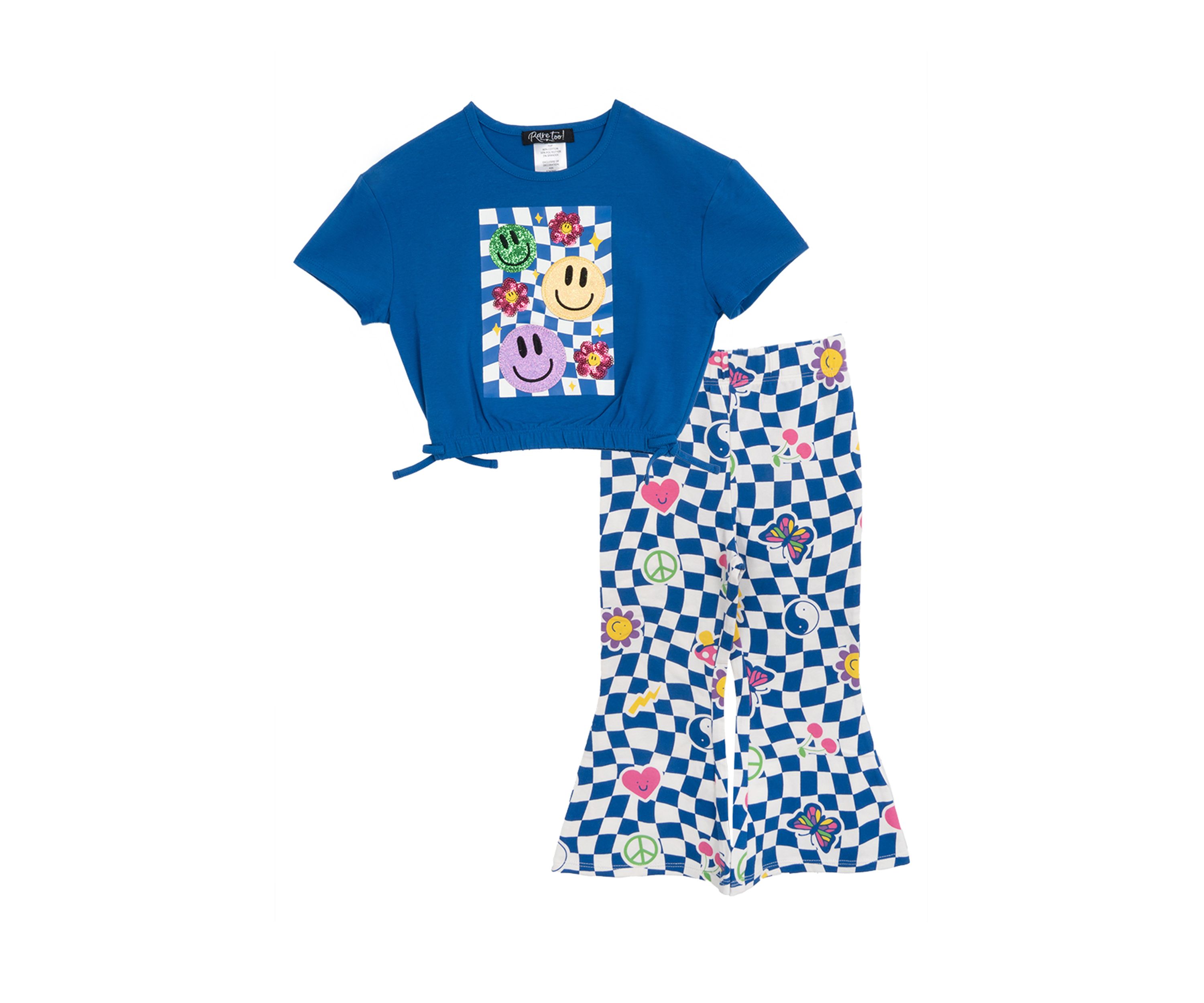 Girls 4-6x Groovy Smiley Faces Set