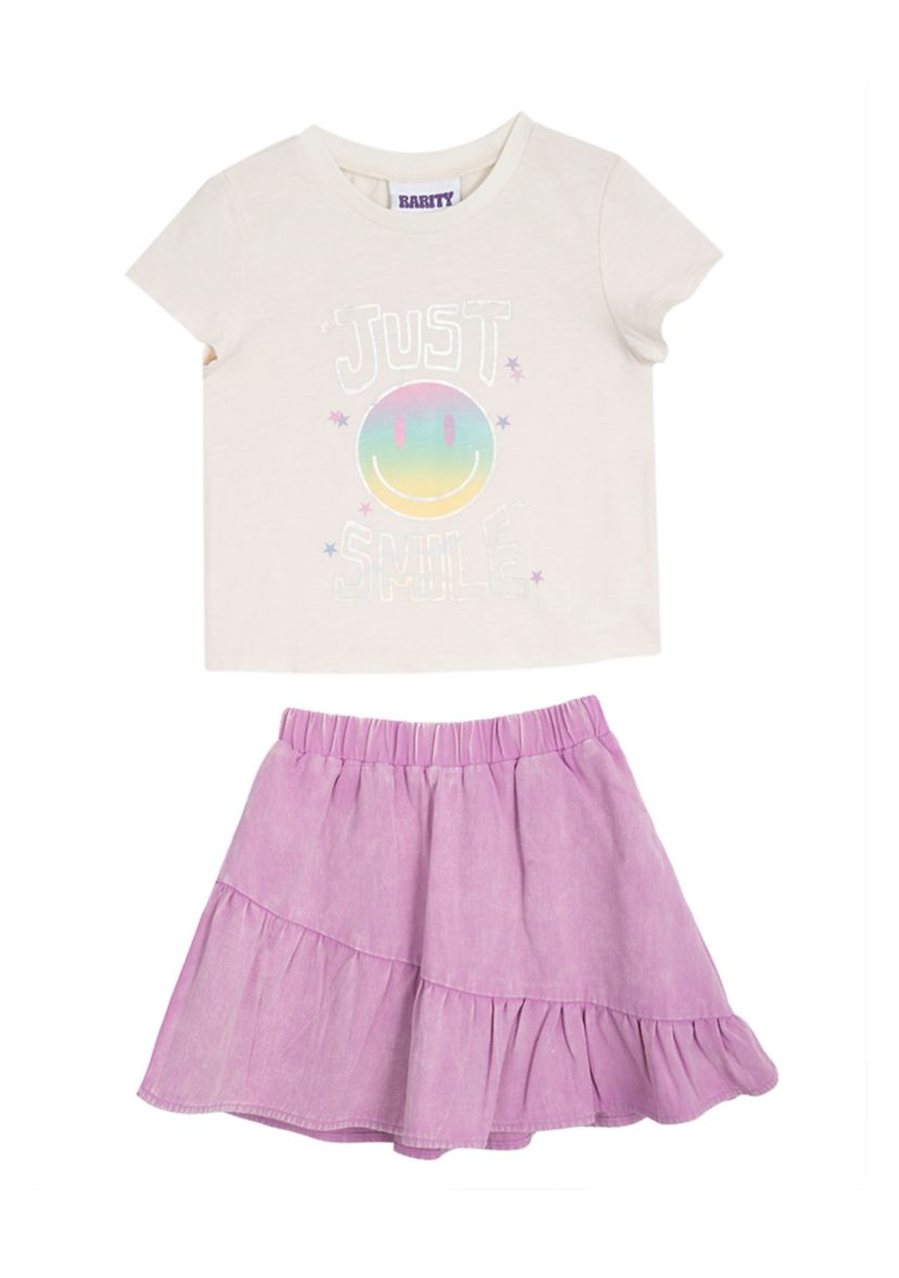 Girls 4-6x Just Smile Skort