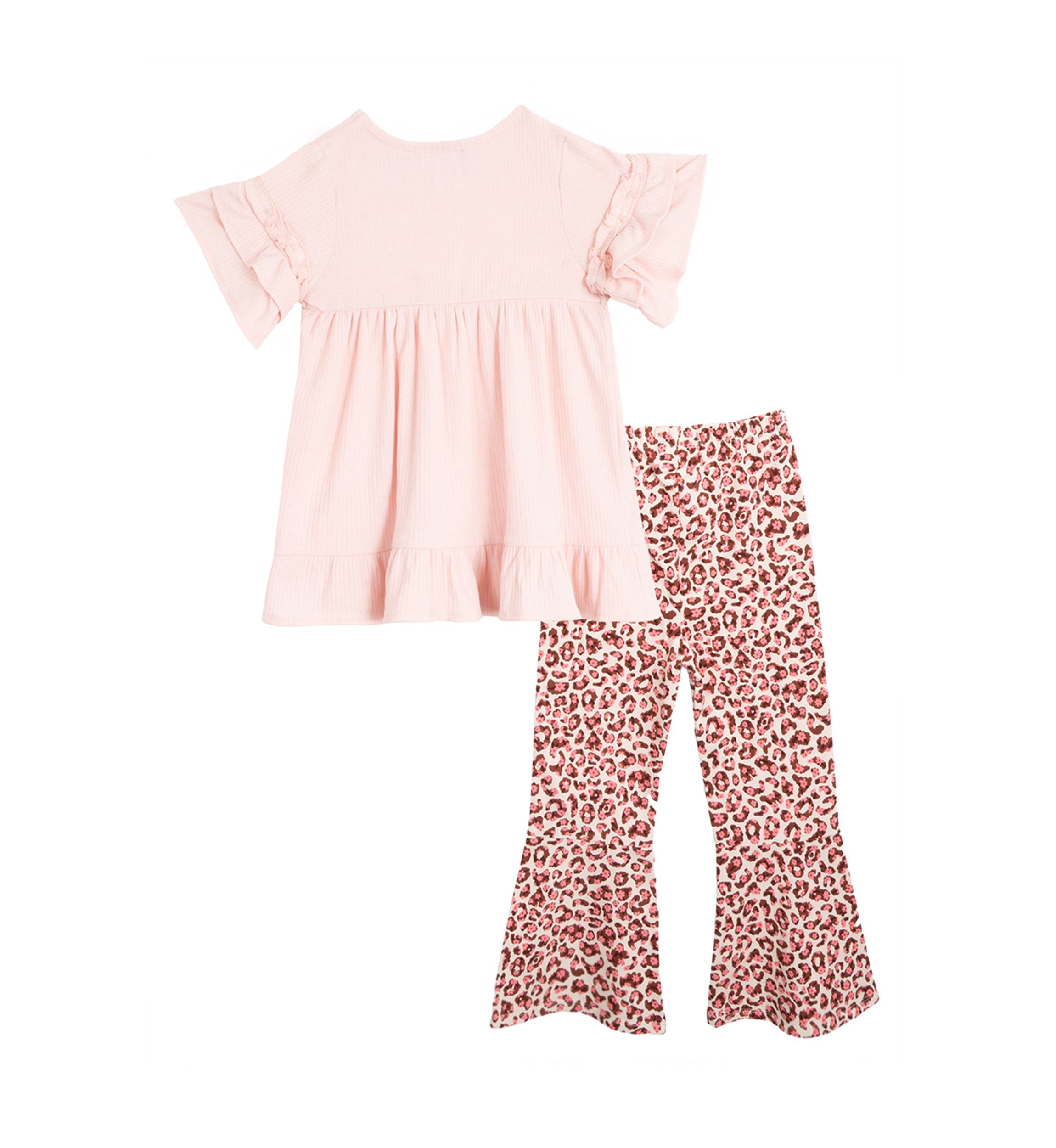Girls 4-6x Animal Printed Set with Headband 