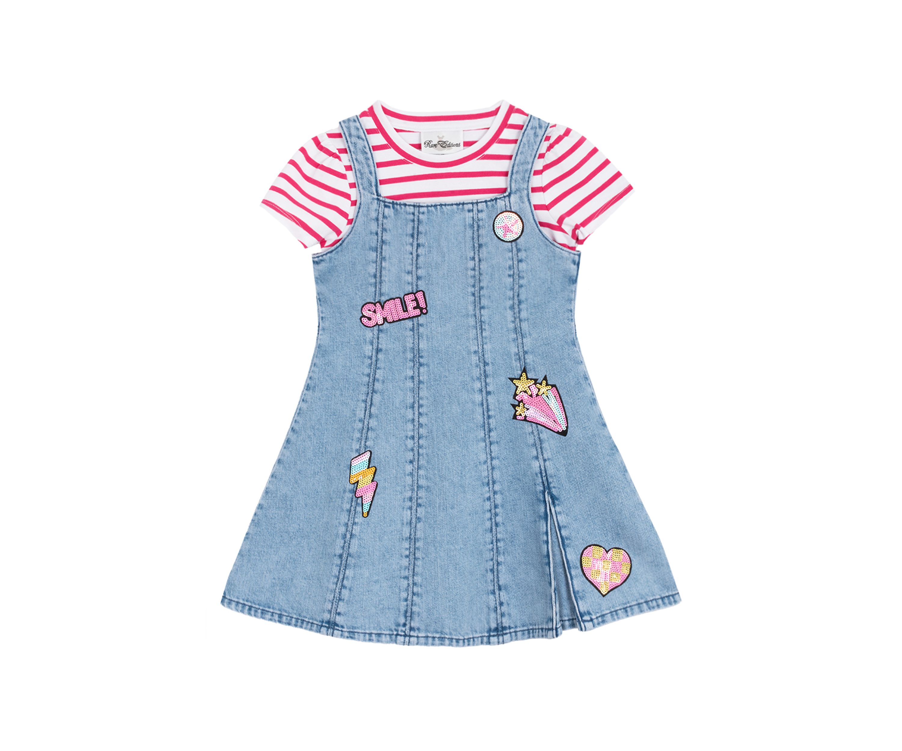 Girls 4-6x Denim Jumper 