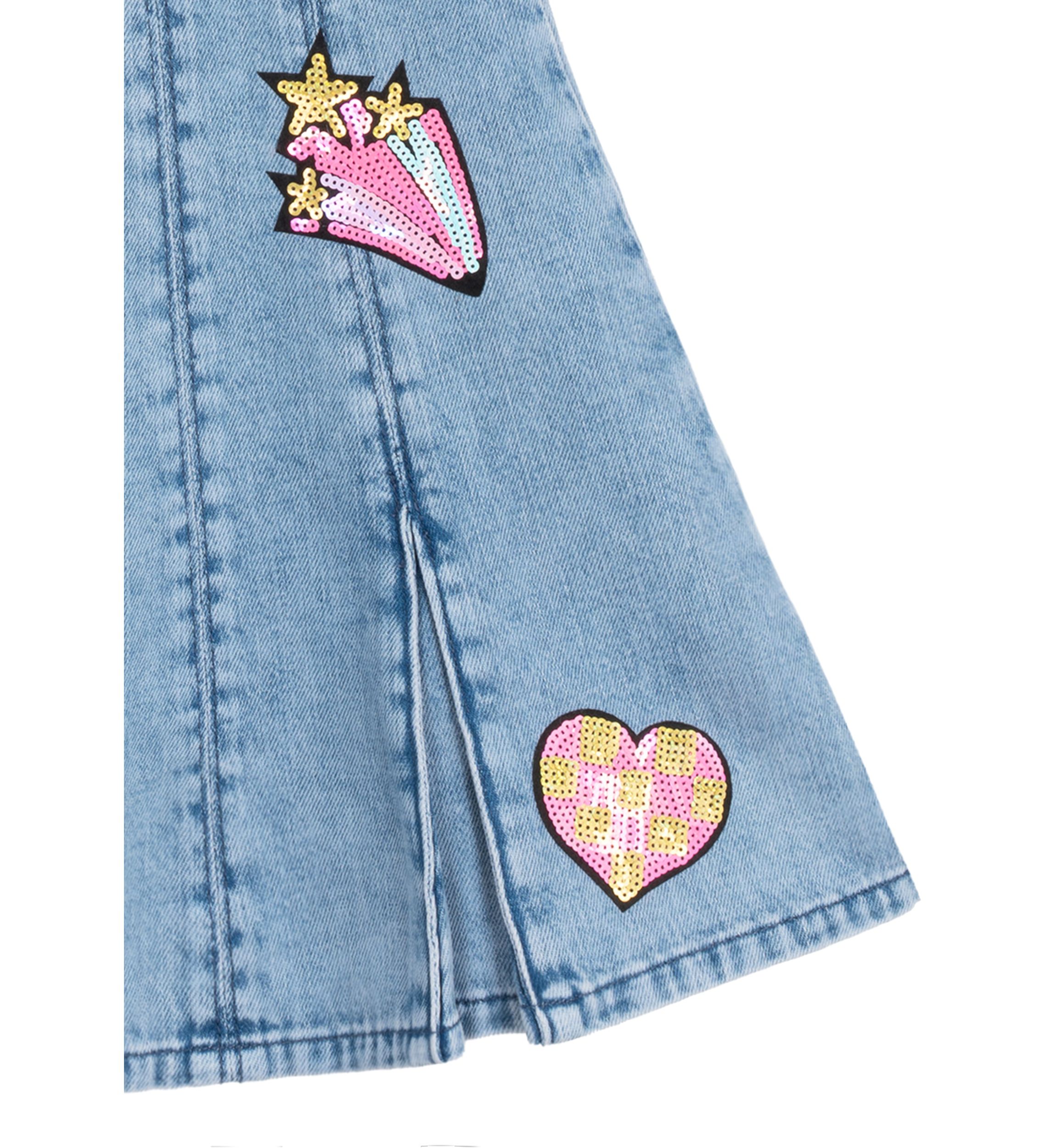 Girls 4-6x Denim Jumper 