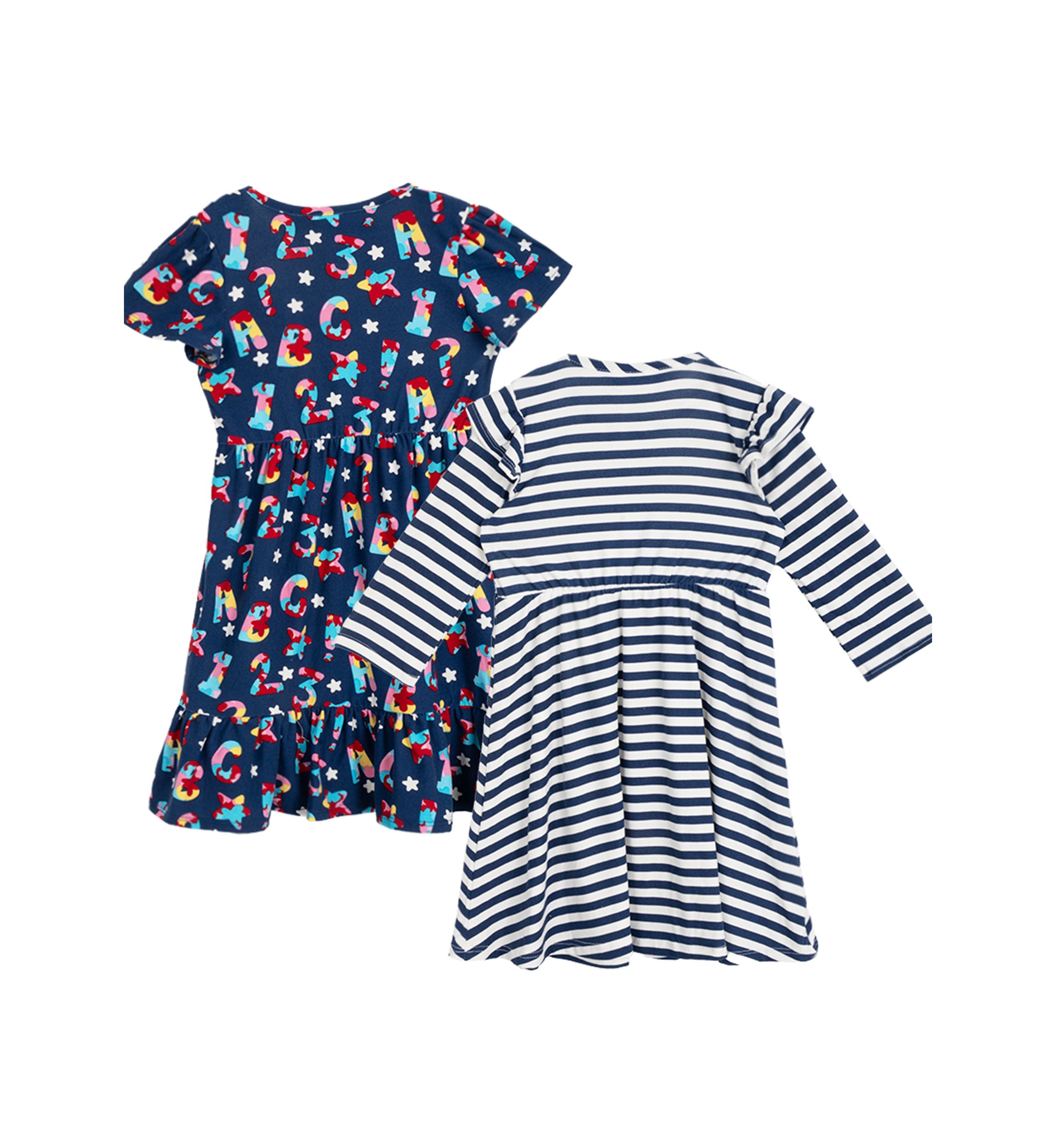 Girls 4-6x Dress Set with Scrunchies