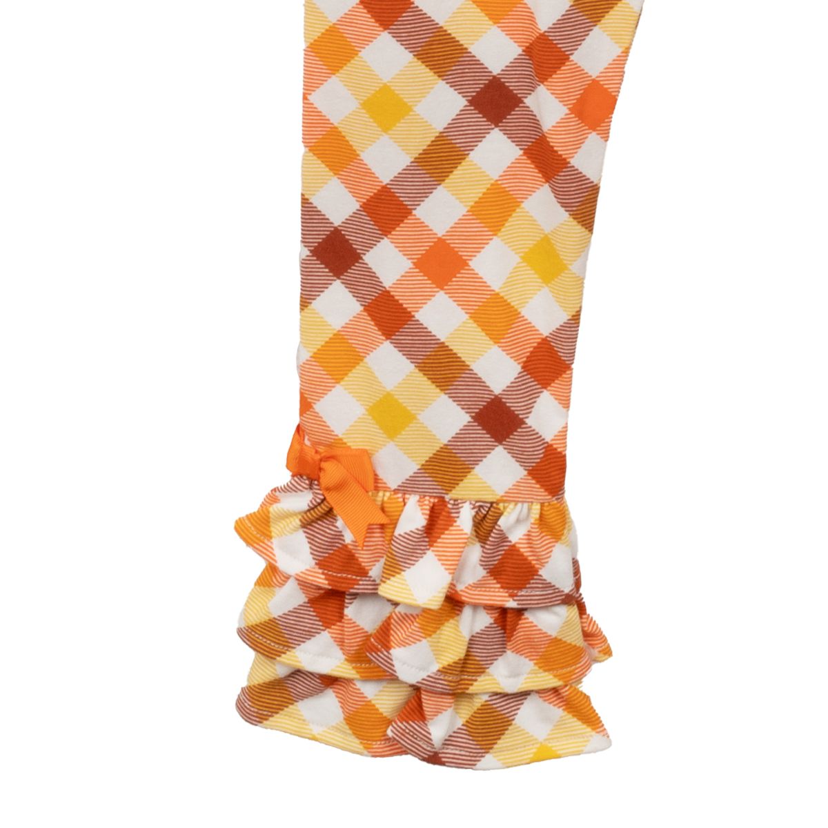 Girls 4-6x Harvest Appliqué Top and Printed Leggings Set