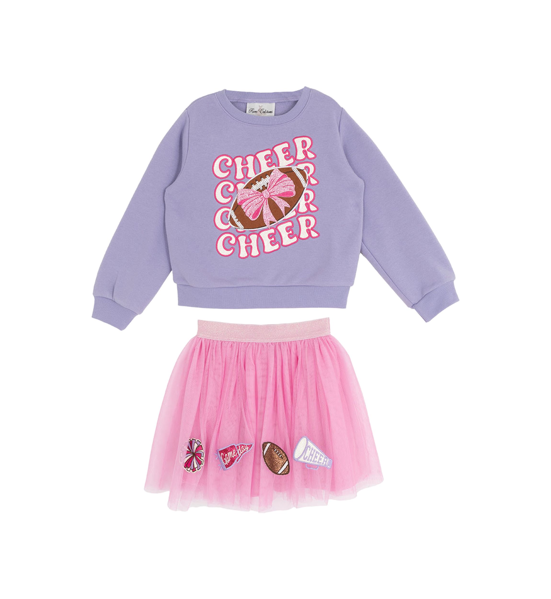 Girls 4-6x Cheer Skirt Set