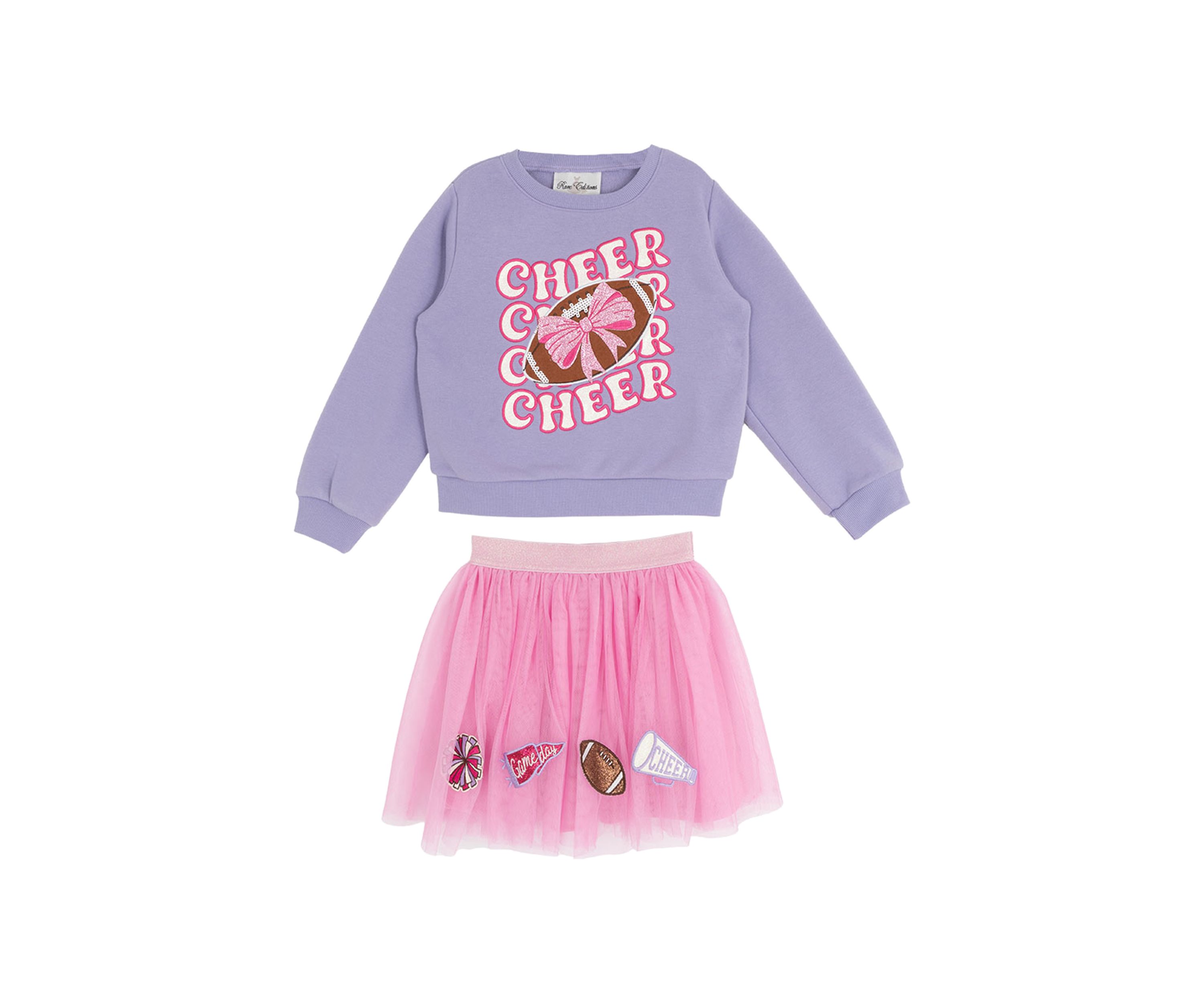 Girls 4-6x Cheer Skirt Set