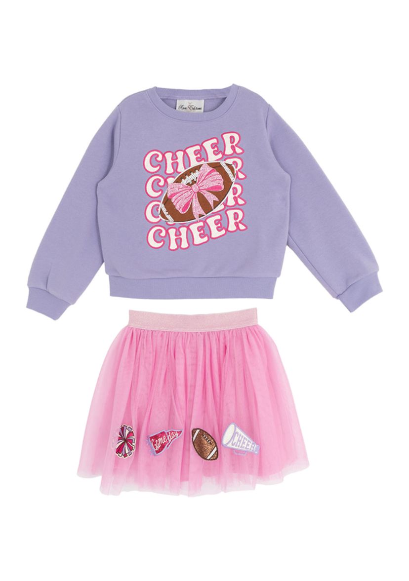Girls 4-6x Cheer Skirt Set