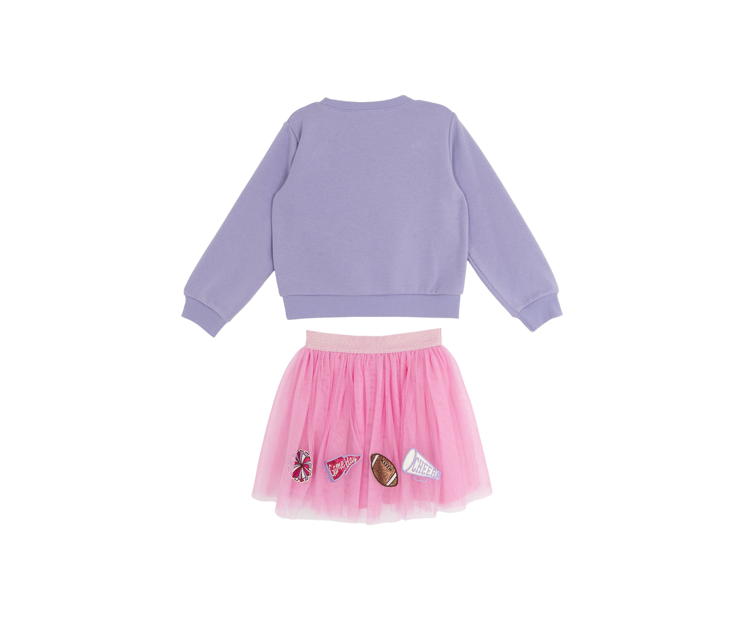 Girls 4-6x Cheer Skirt Set