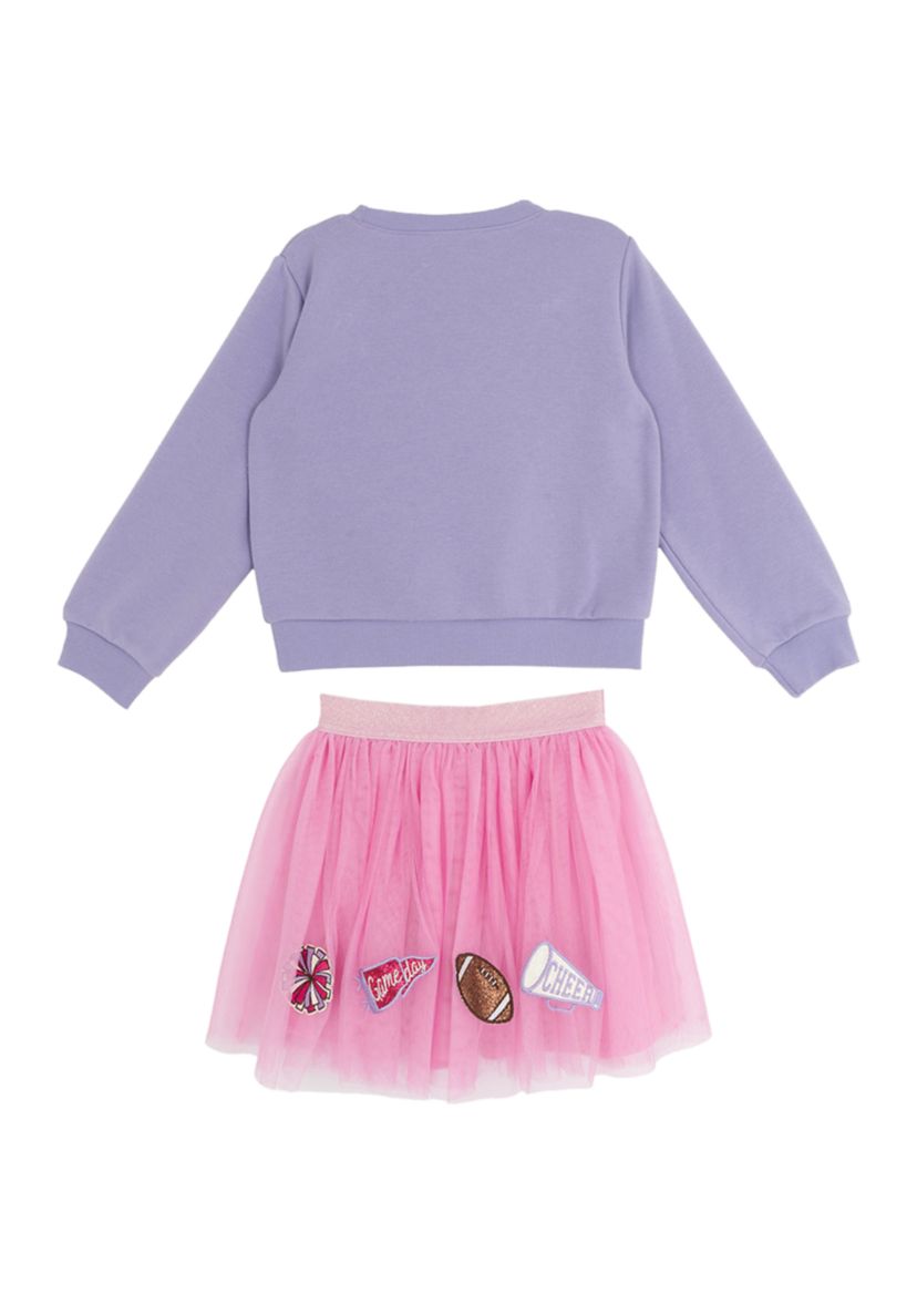Girls 4-6x Cheer Skirt Set