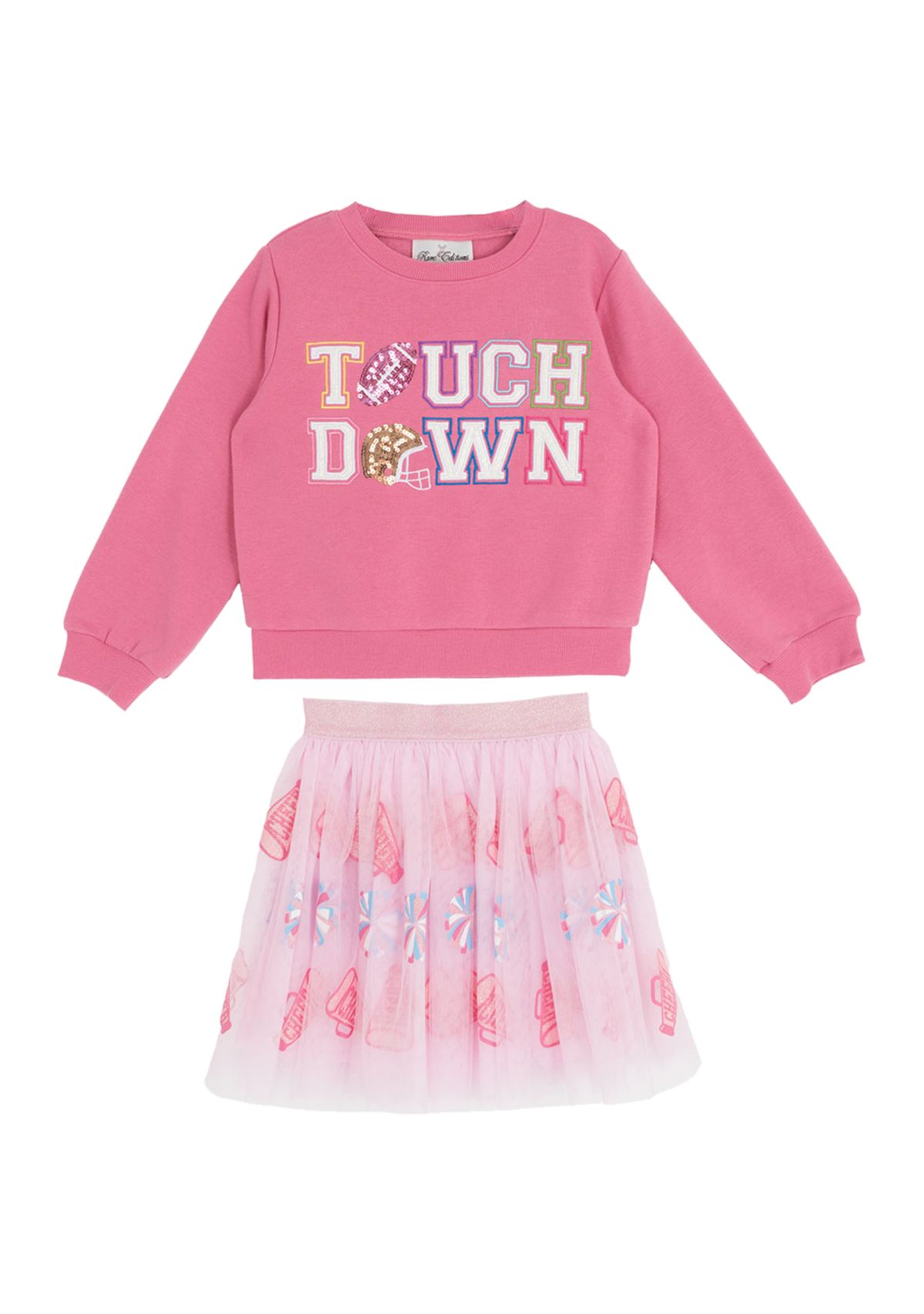 Girls 4-6x Touchdown Skirt Set