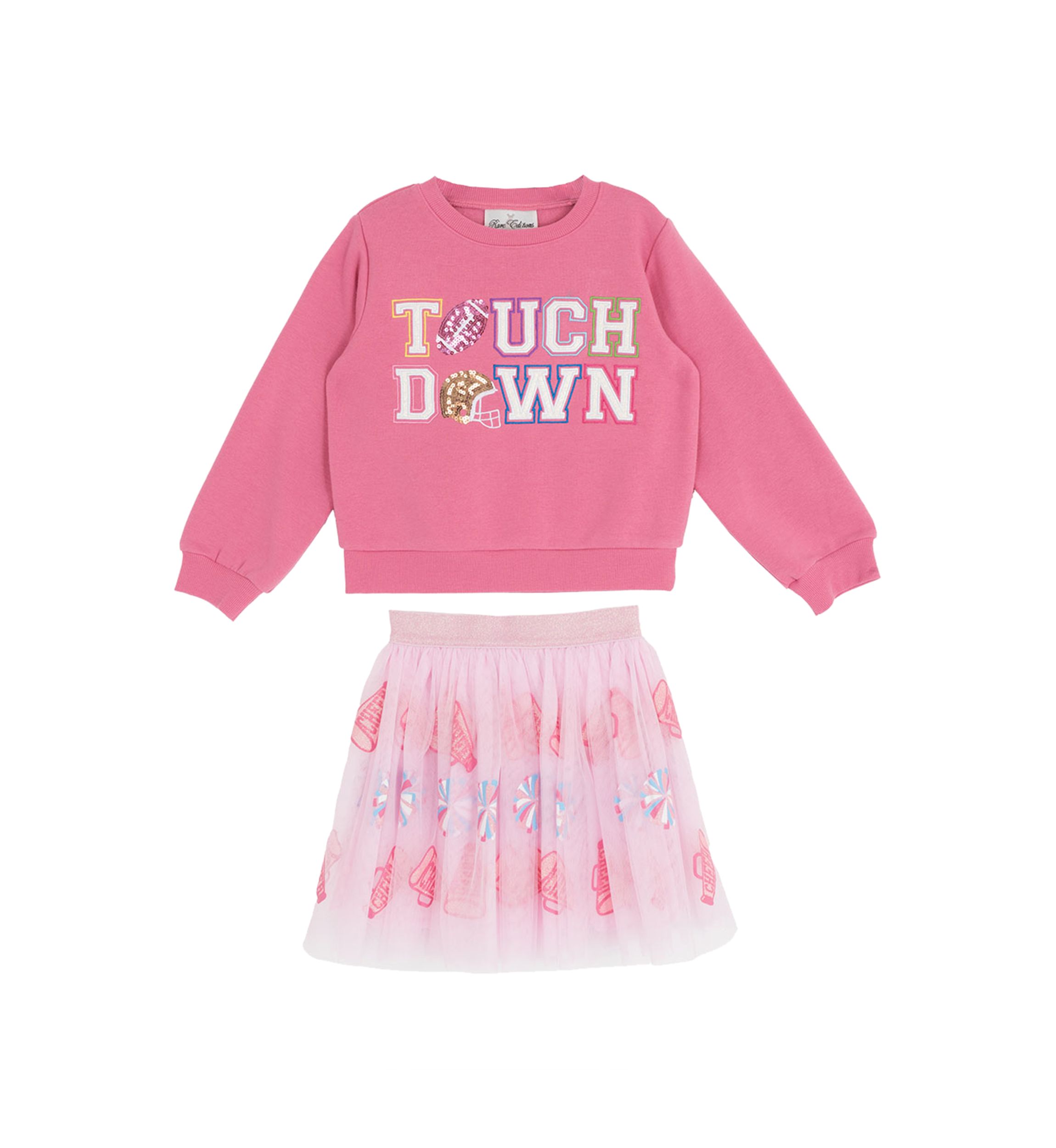 Girls 4-6x Touchdown Skirt Set