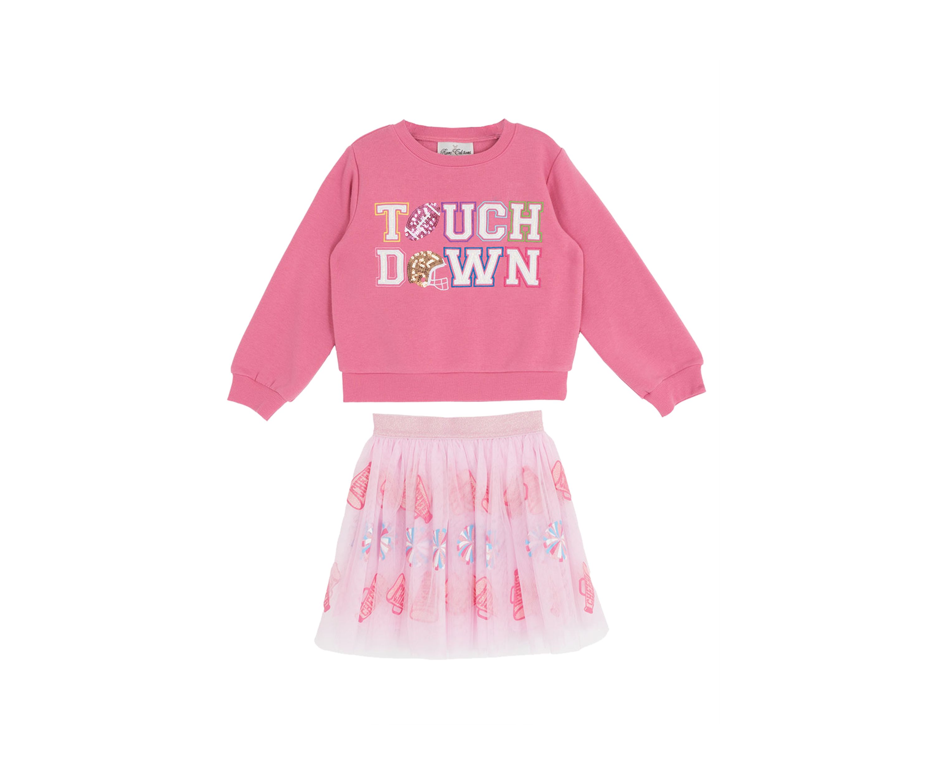 Girls 4-6x Touchdown Skirt Set