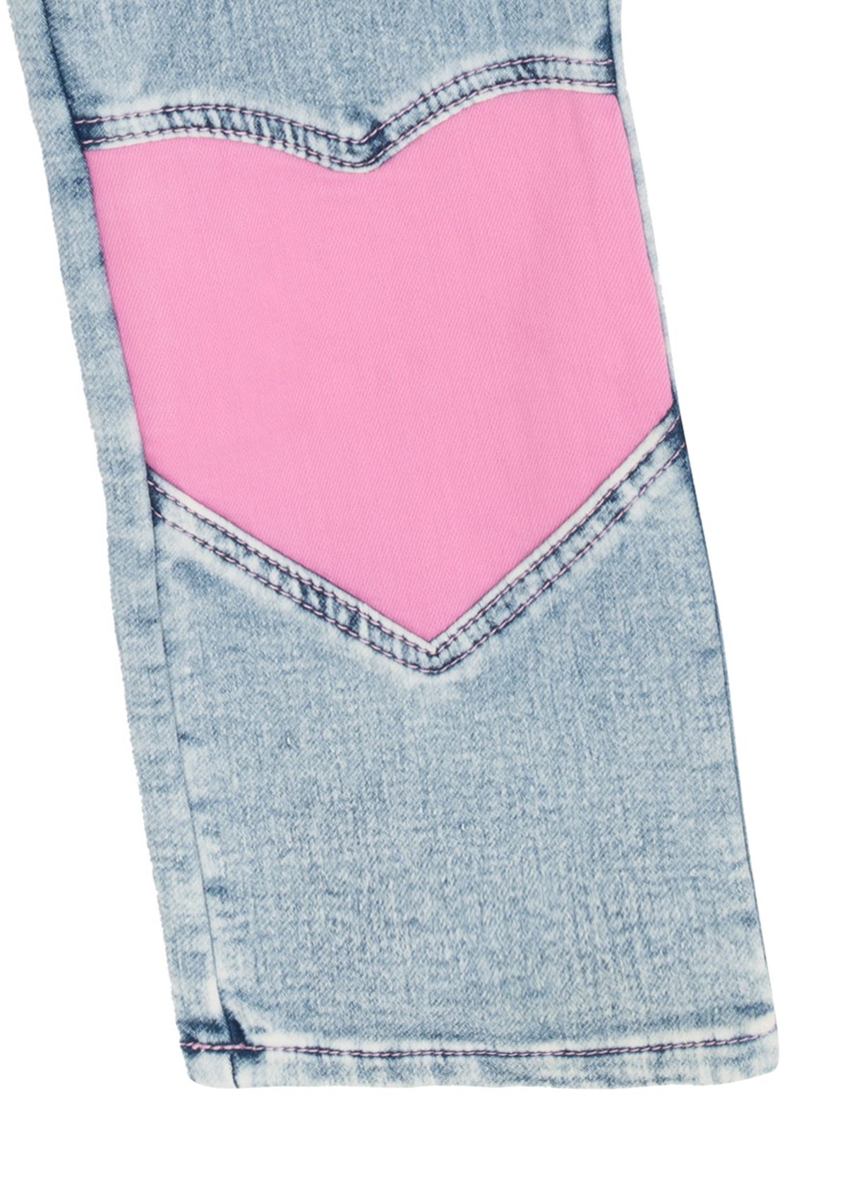 Girls 4-6x Pink Heart Jean Set