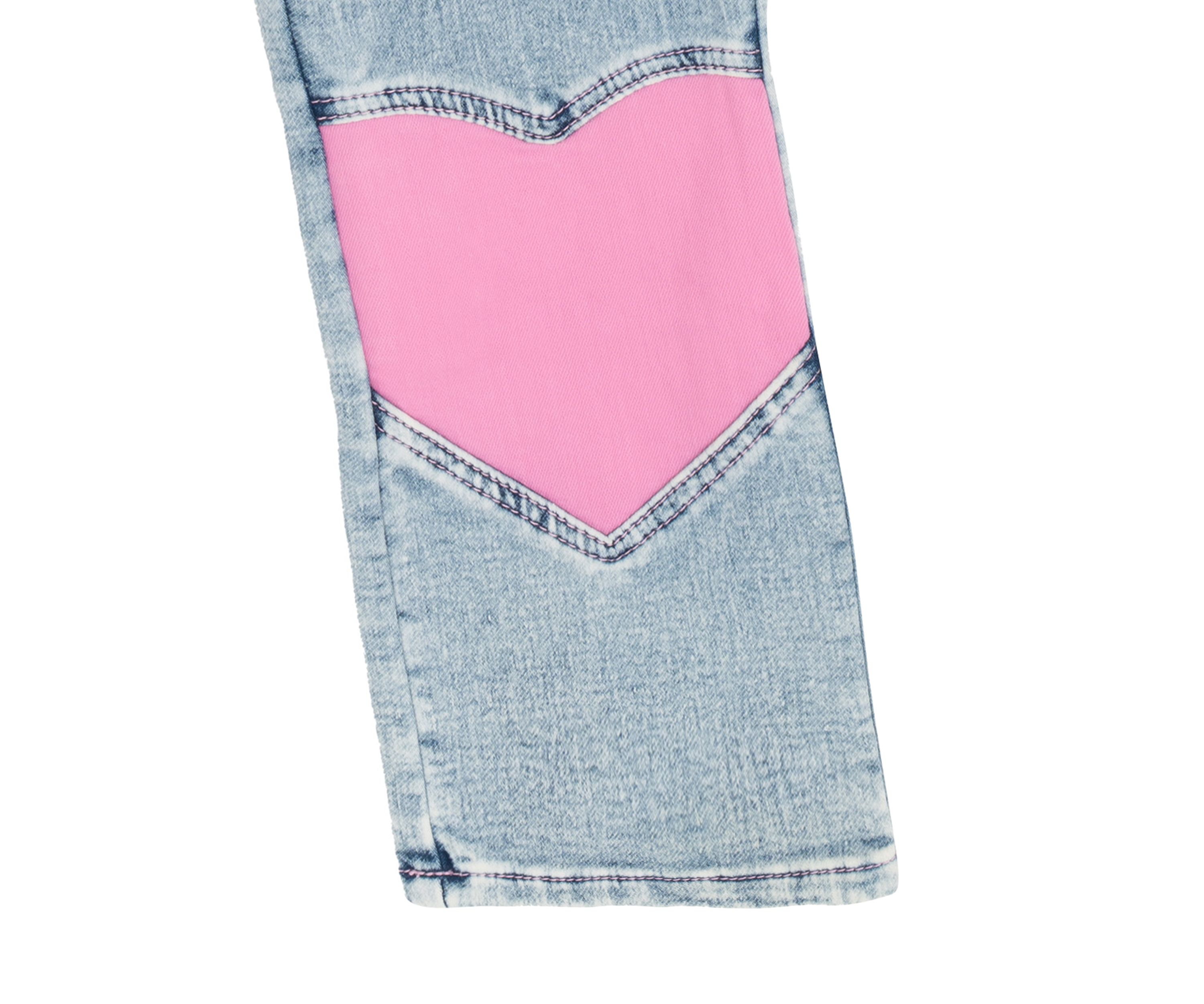 Girls 4-6x Pink Heart Jean Set