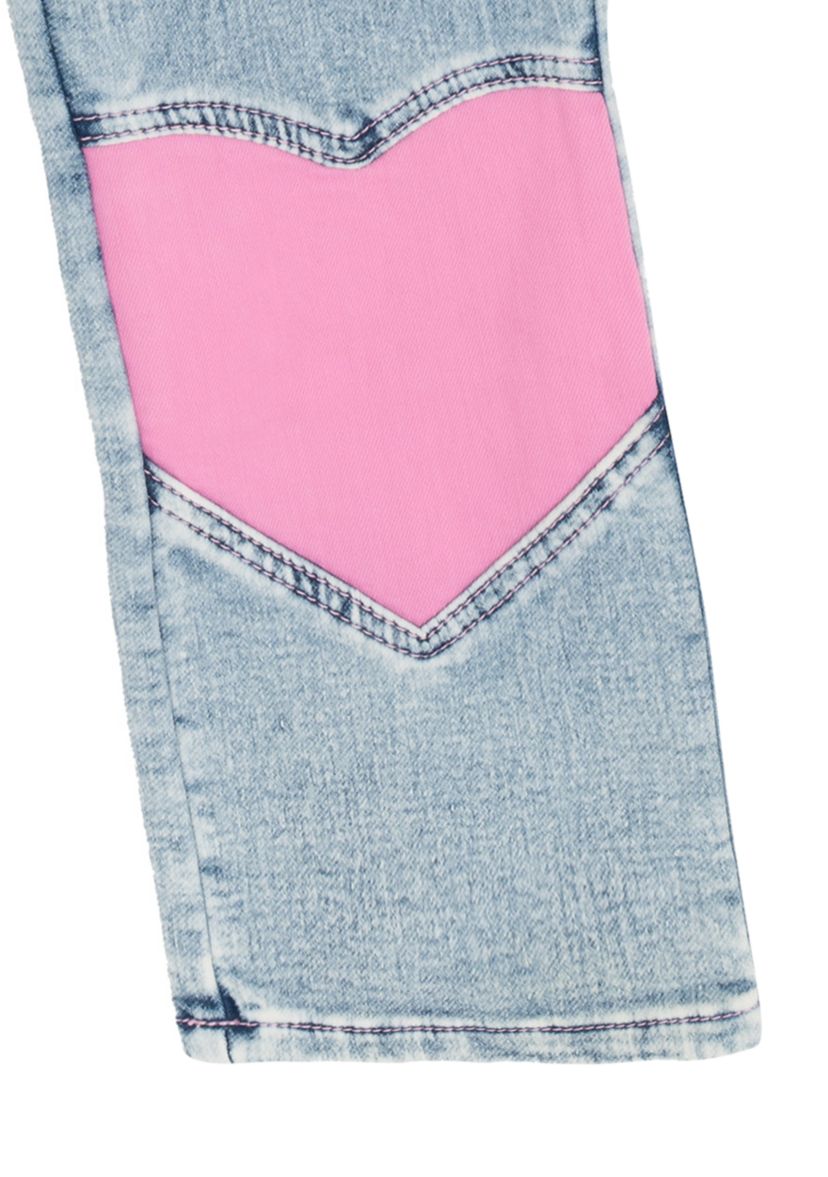 Girls 4-6x Pink Heart Jean Set