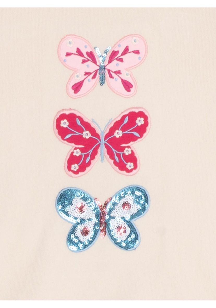 Girls 4-6x Buttefly Top and Legging Set 