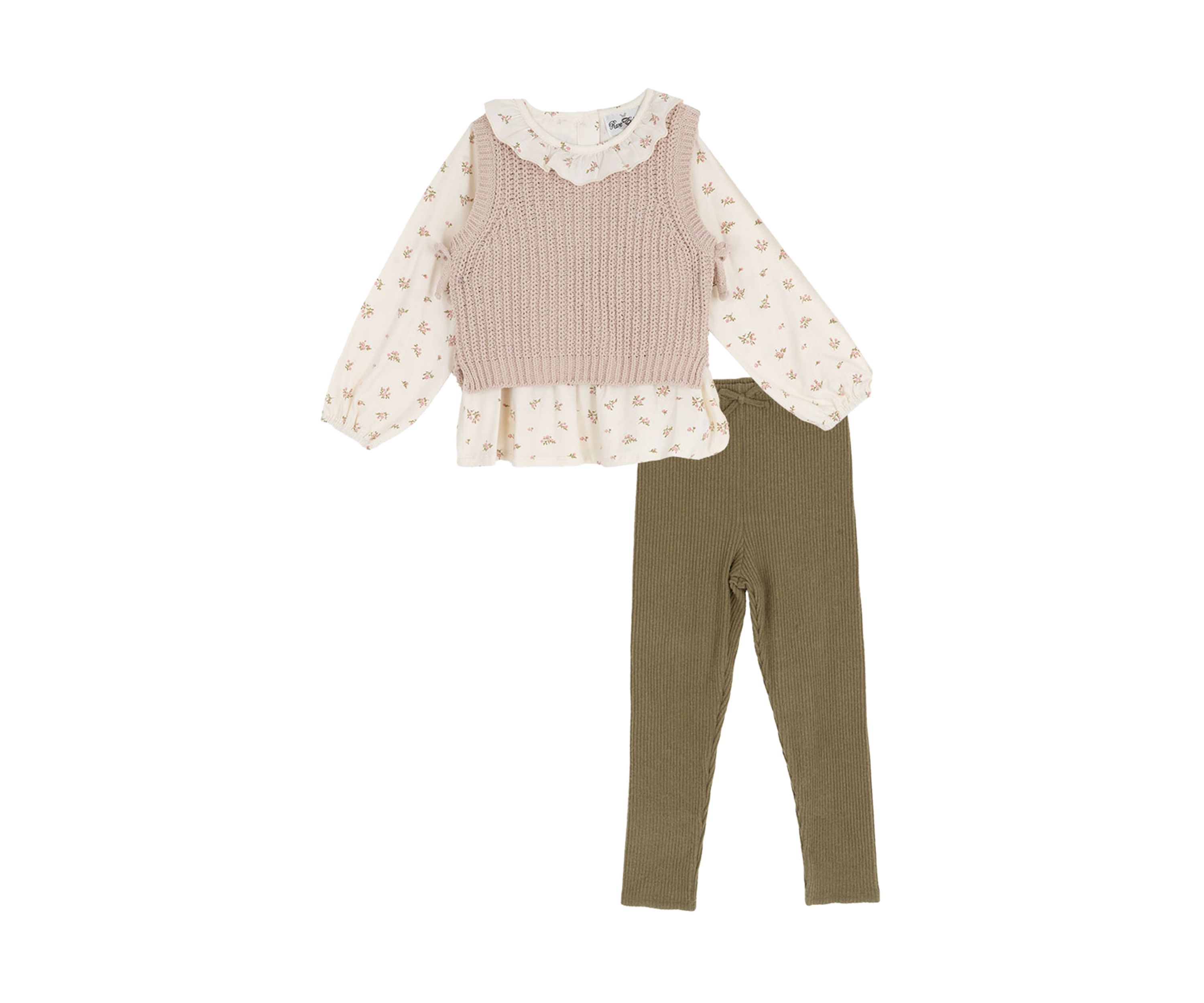 Girls 4-6x Popover Sweater Set