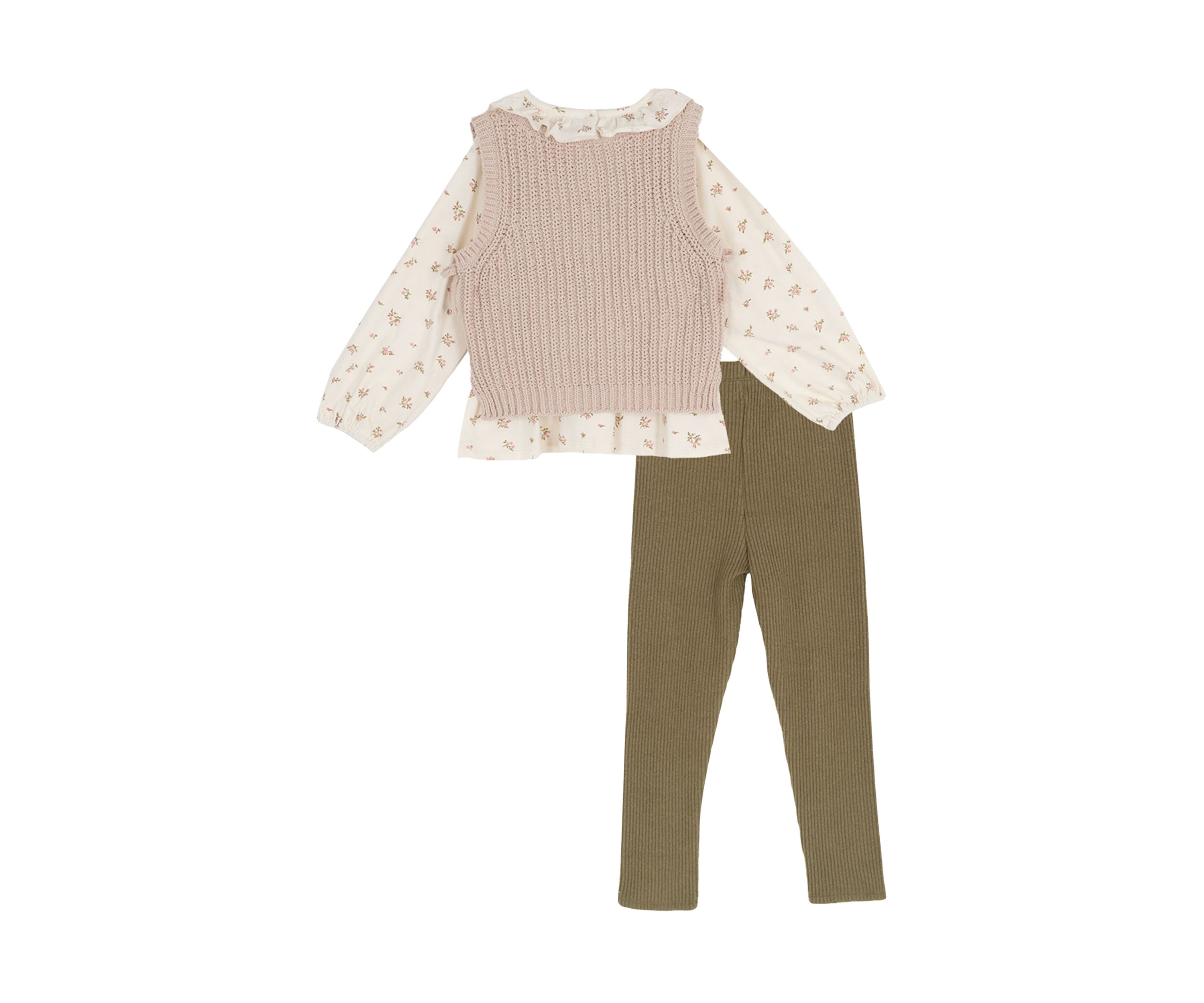 Girls 4-6x Popover Sweater Set