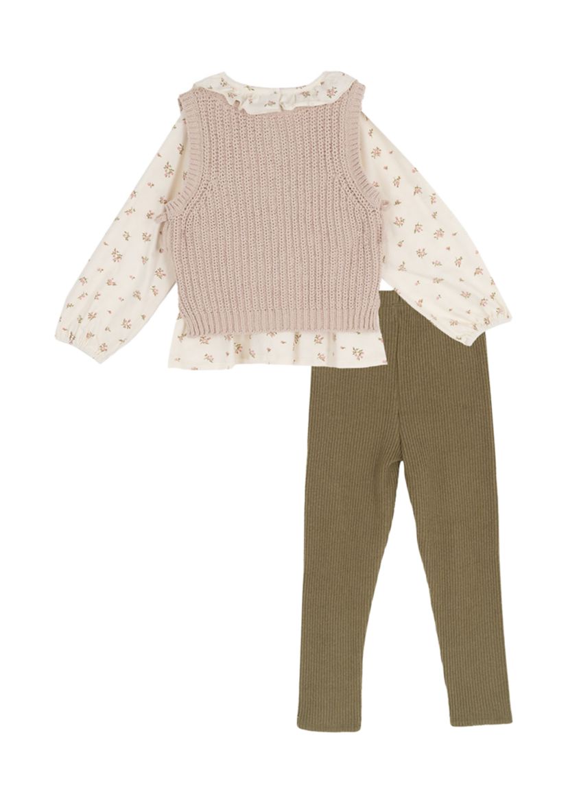 Girls 4-6x Popover Sweater Set