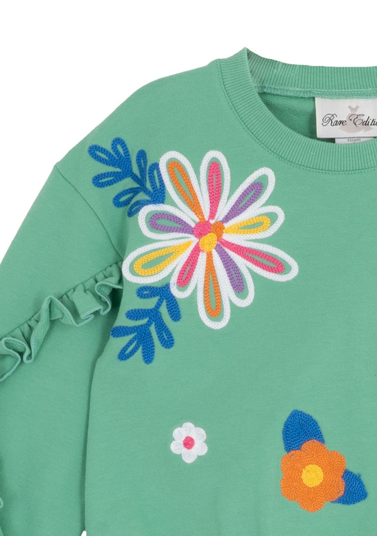 Girls 4-6x Green Icon Pink Corduroy Pant Set