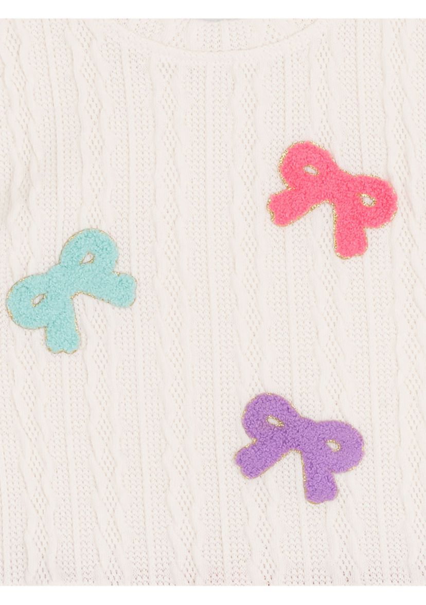 Girls 4-6x Bow Sweater and Tutu Set