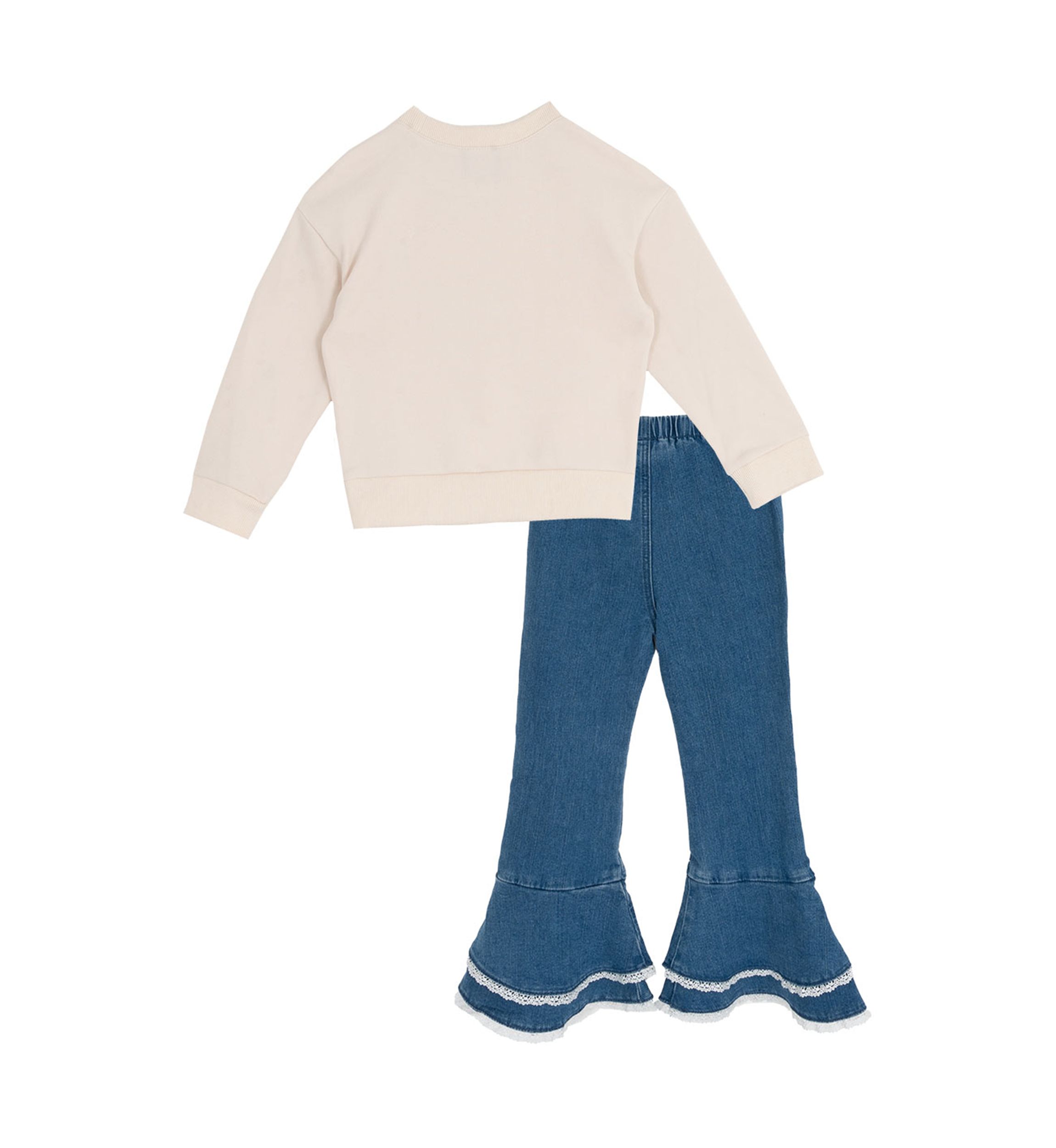 Girls 4-6x Howdy Ruffle Denim Set 