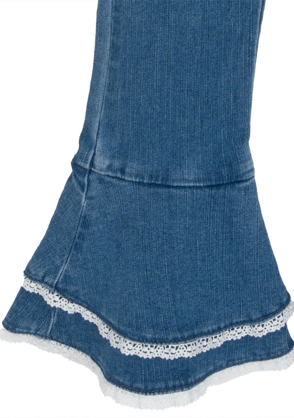 Girls 4-6x Howdy Ruffle Denim Set 
