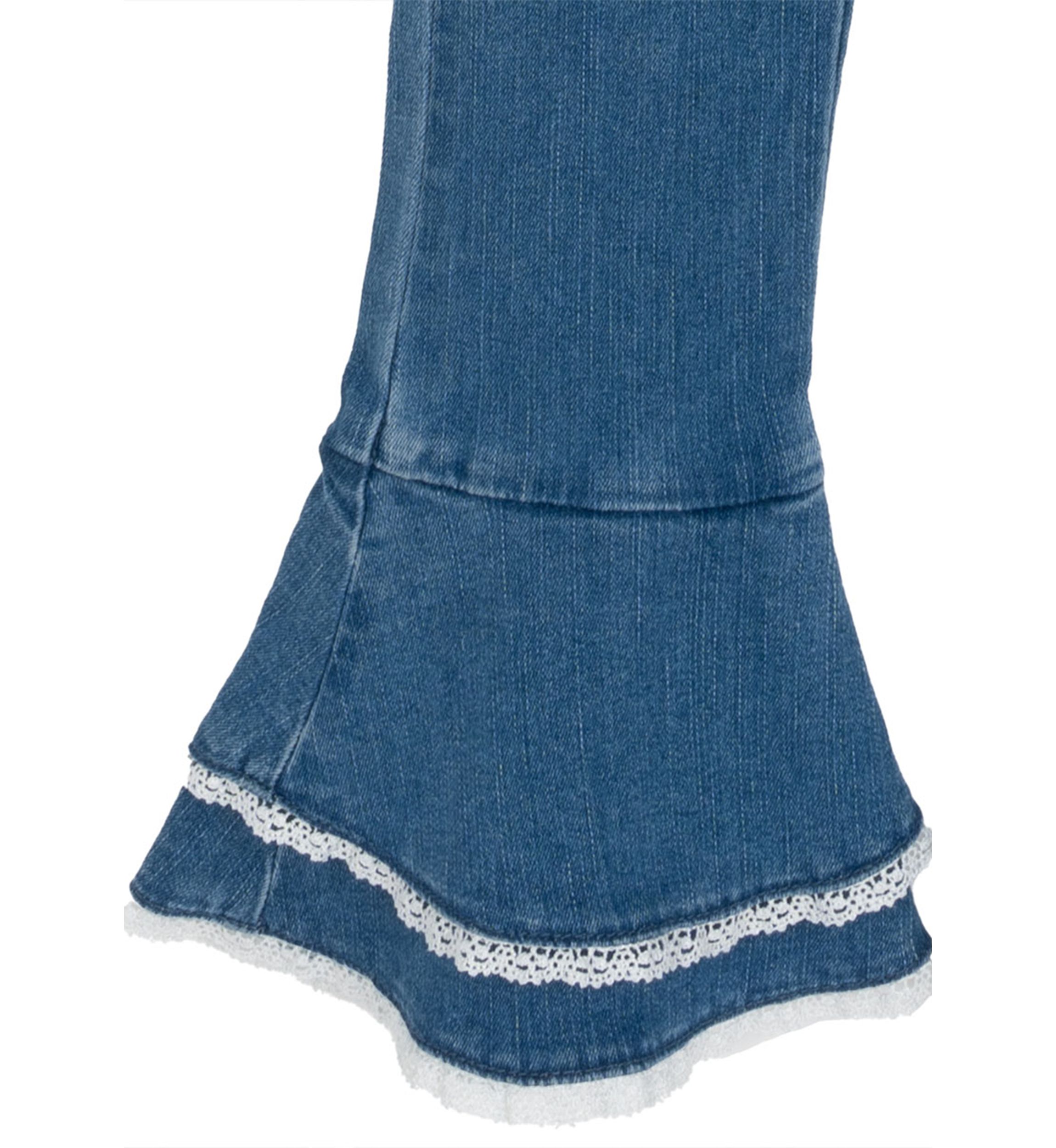 Girls 4-6x Howdy Ruffle Denim Set 