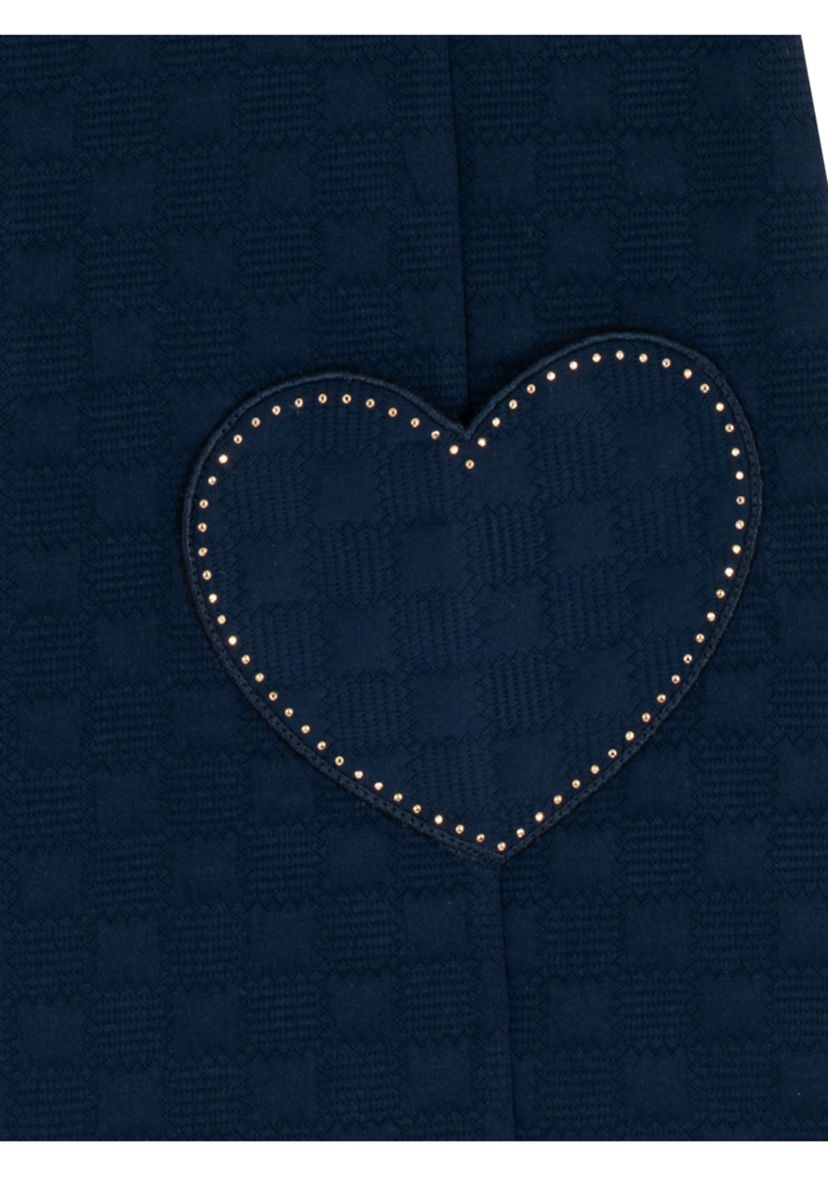 Girls 4-6x Heart Knit Jumper 