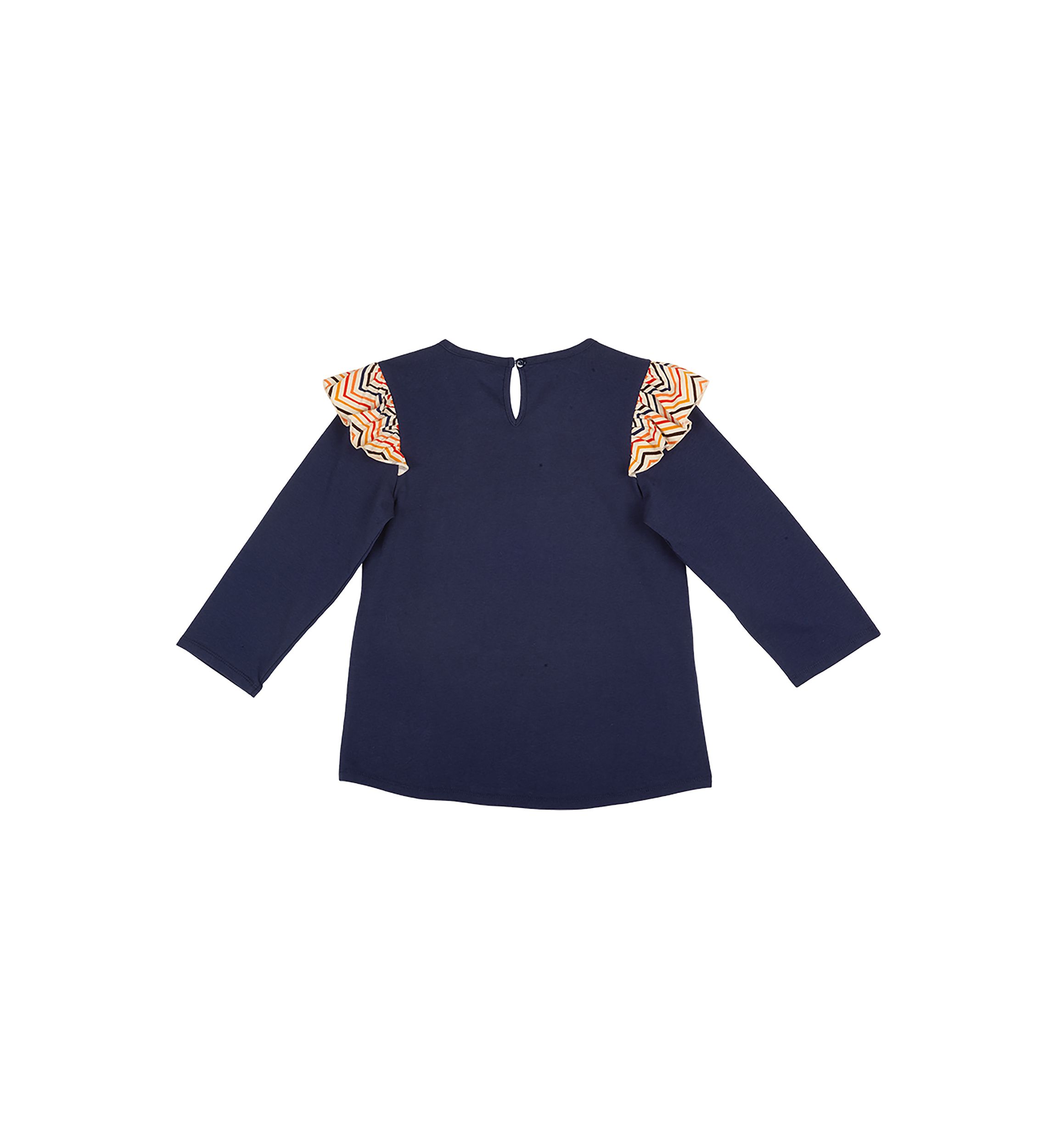Girls 7-16 Zebra Appliqué Top