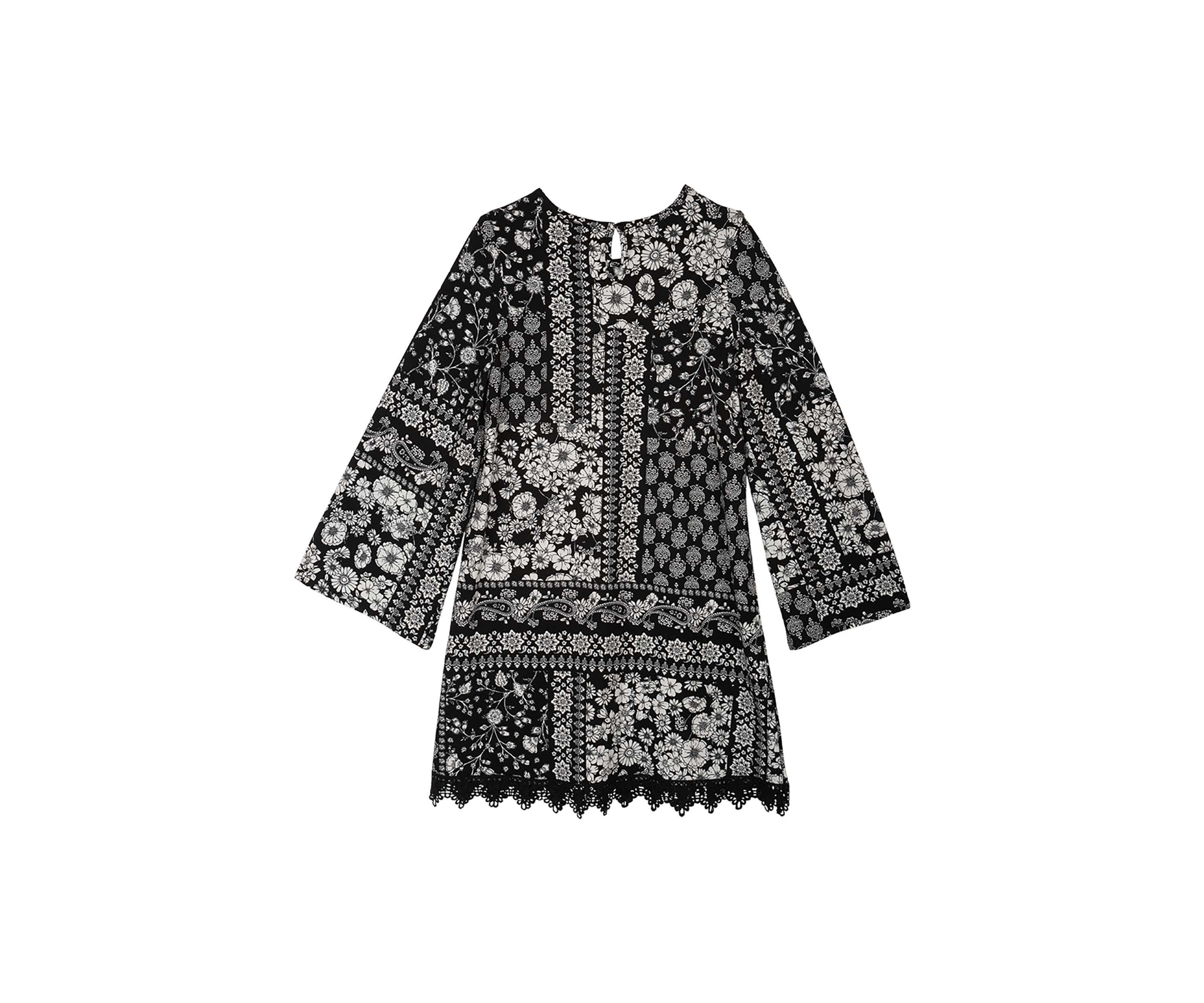 Girls 7-16 Floral Printed Dress