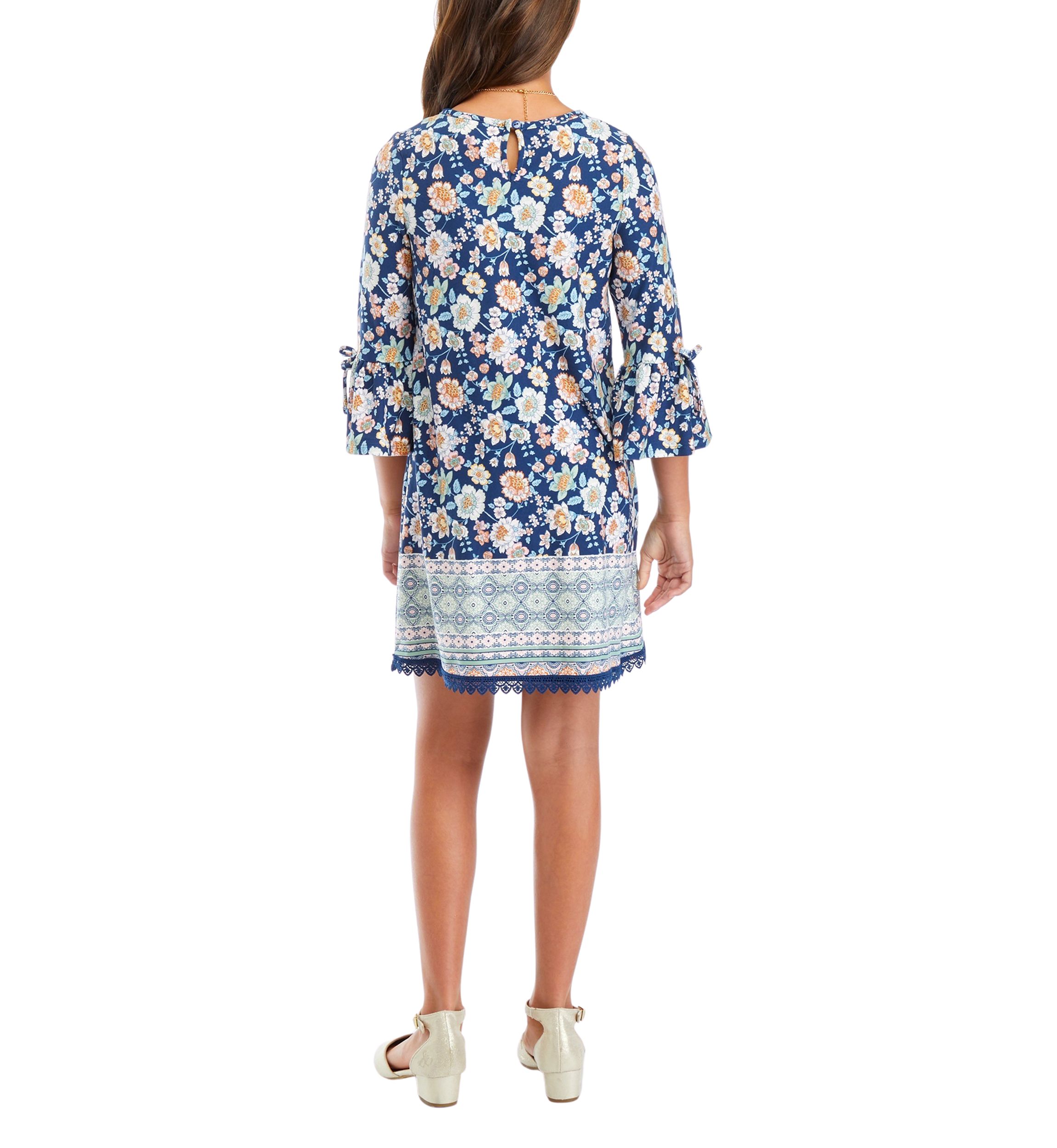 Girls 7-16 Printed Dress