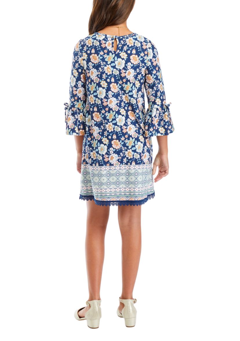 Girls 7-16 Printed Dress