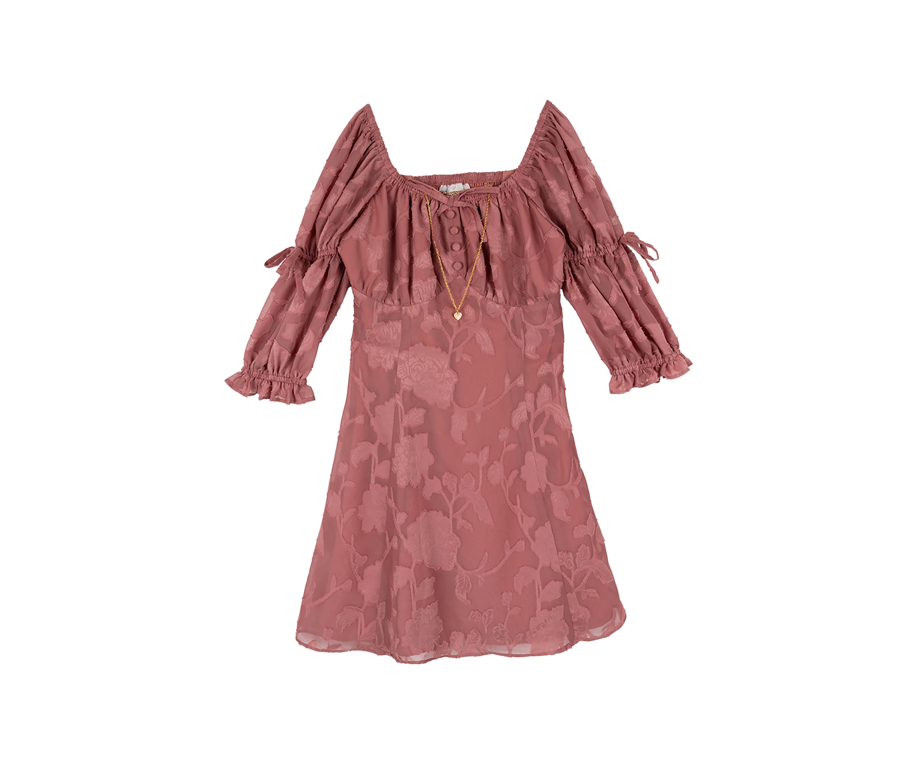 Girls 7-16 Chiffon Dress