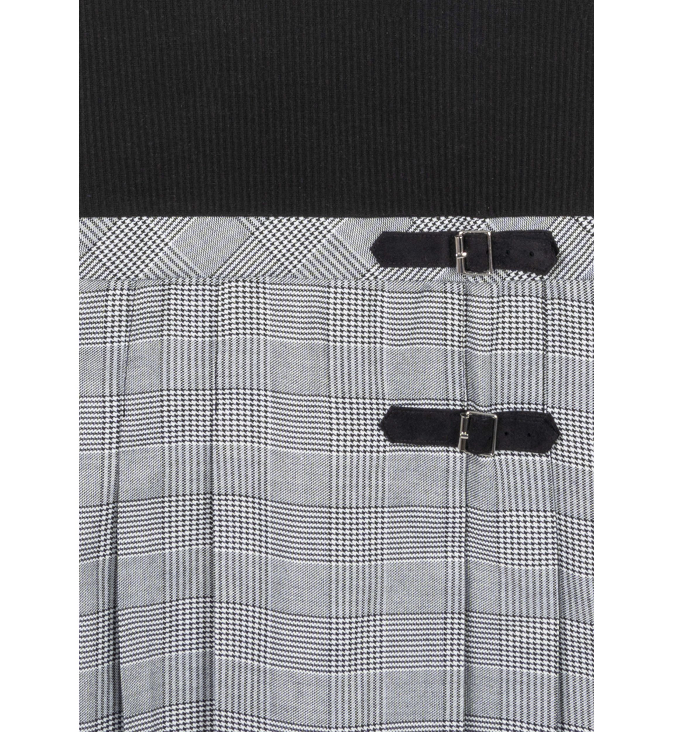 Girls 7-16 Collared Bodice to Plaid Skirt