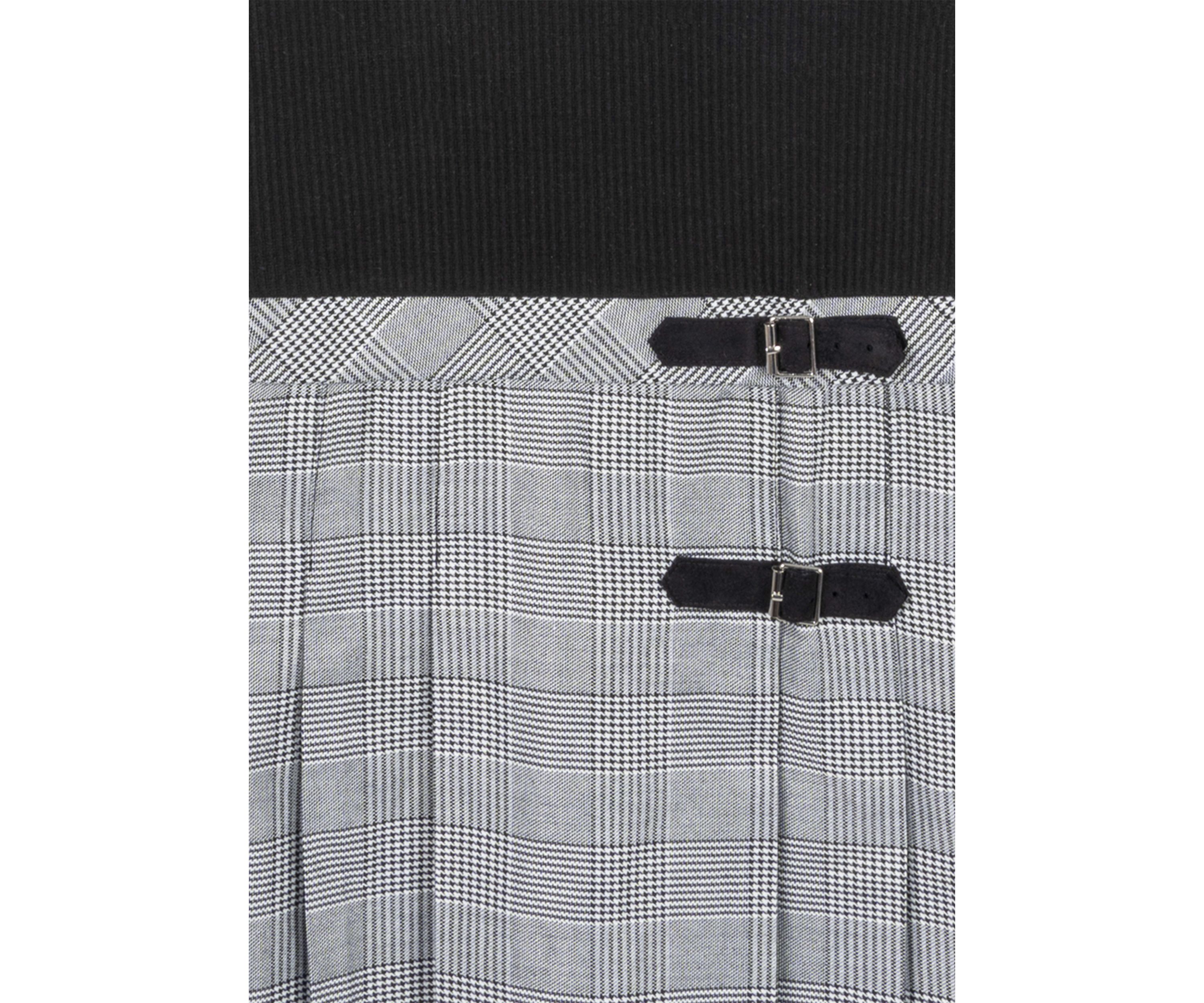 Girls 7-16 Collared Bodice to Plaid Skirt