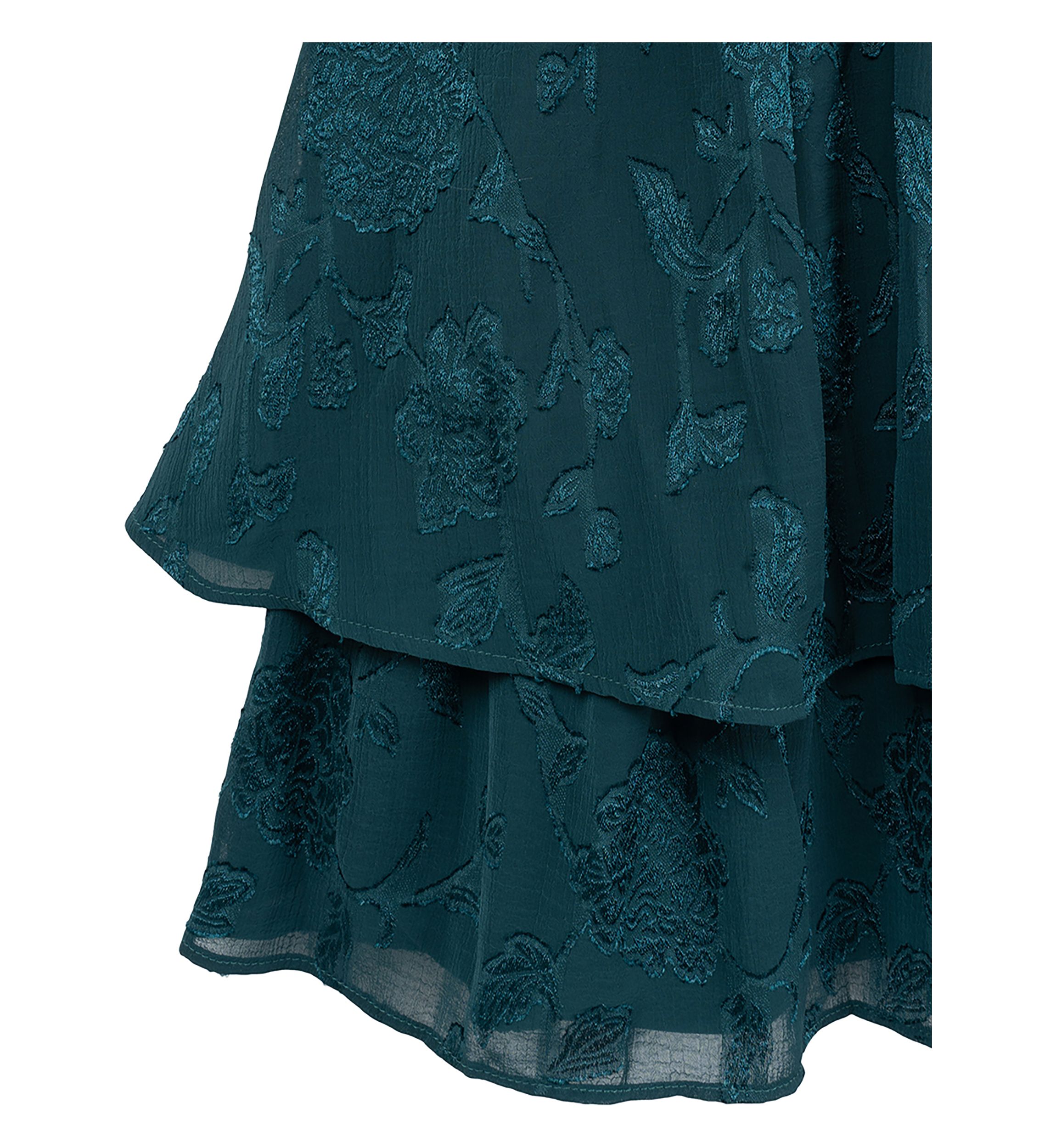 Girls 7-16 Textured Burnout Chiffon Dress