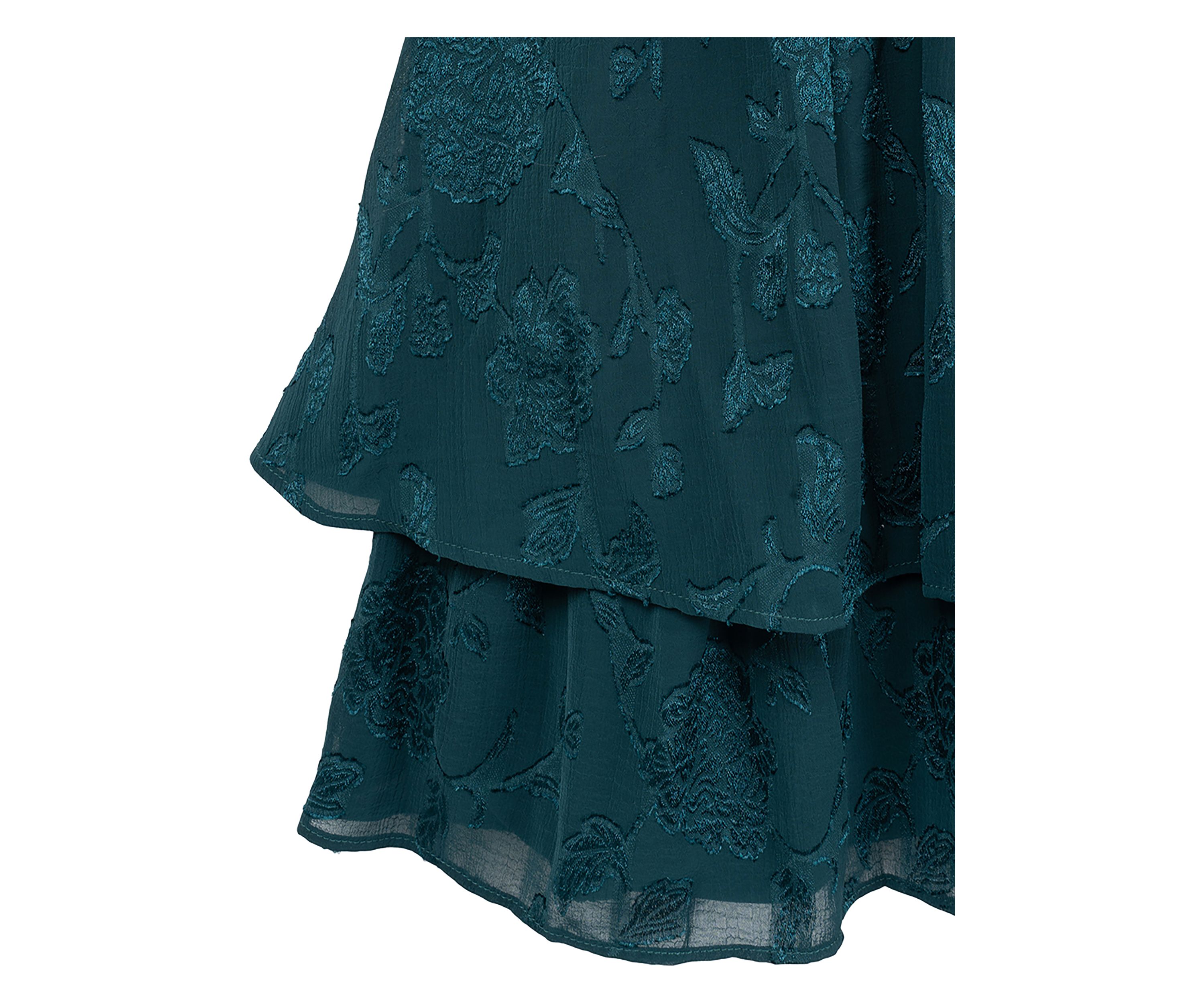 Girls 7-16 Textured Burnout Chiffon Dress