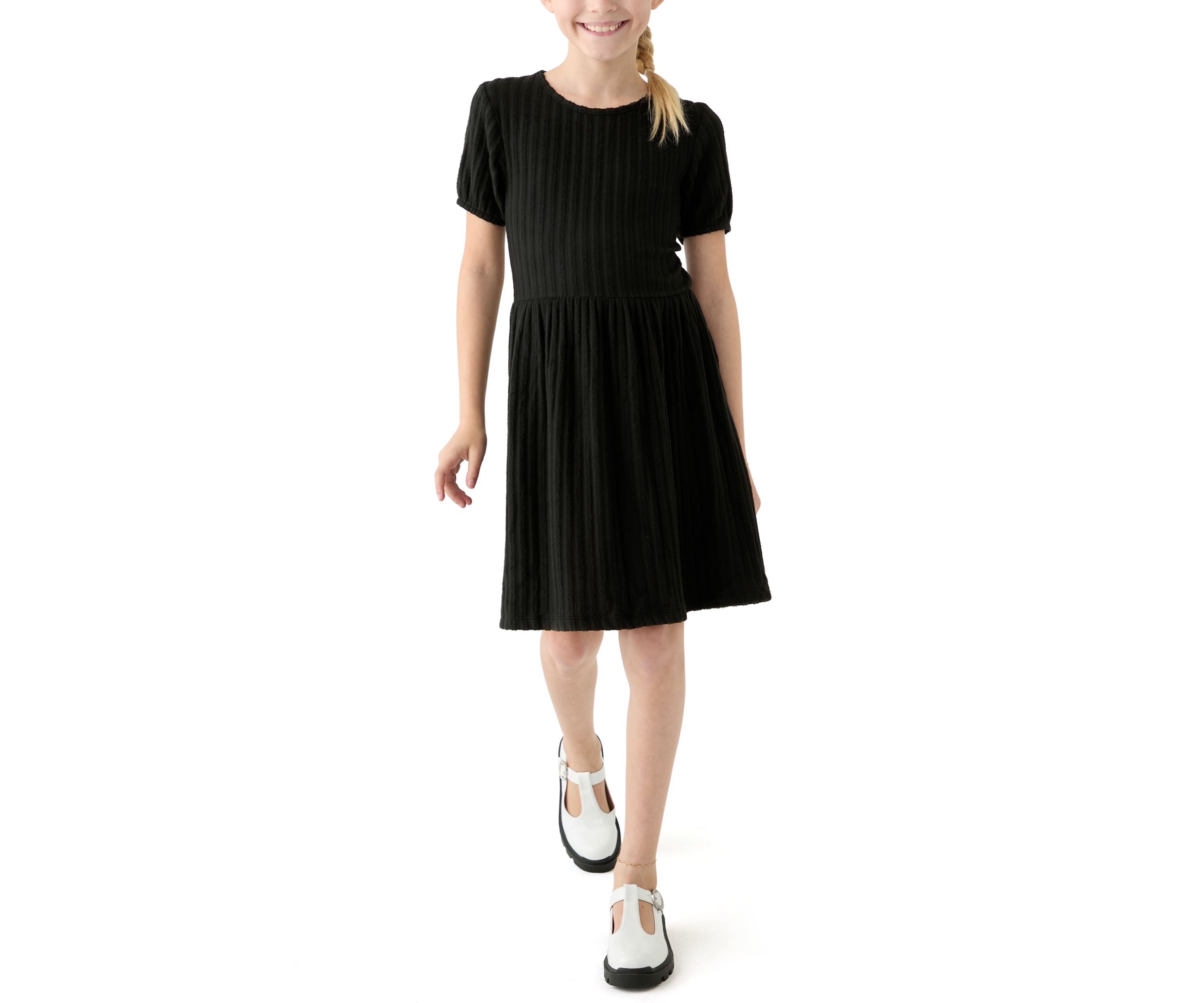 Girls 7-16 Bow Knit Cardigan and Dress Set